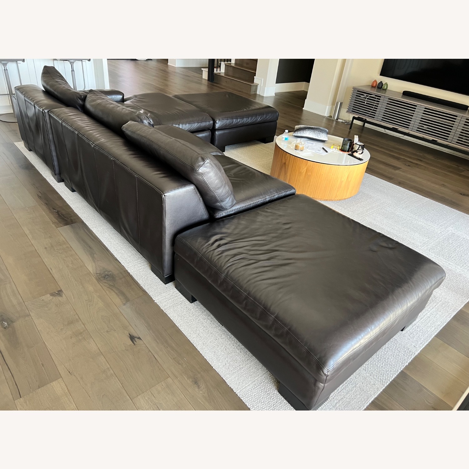 Room & Board Dark Brown Metro Sofa - image-2