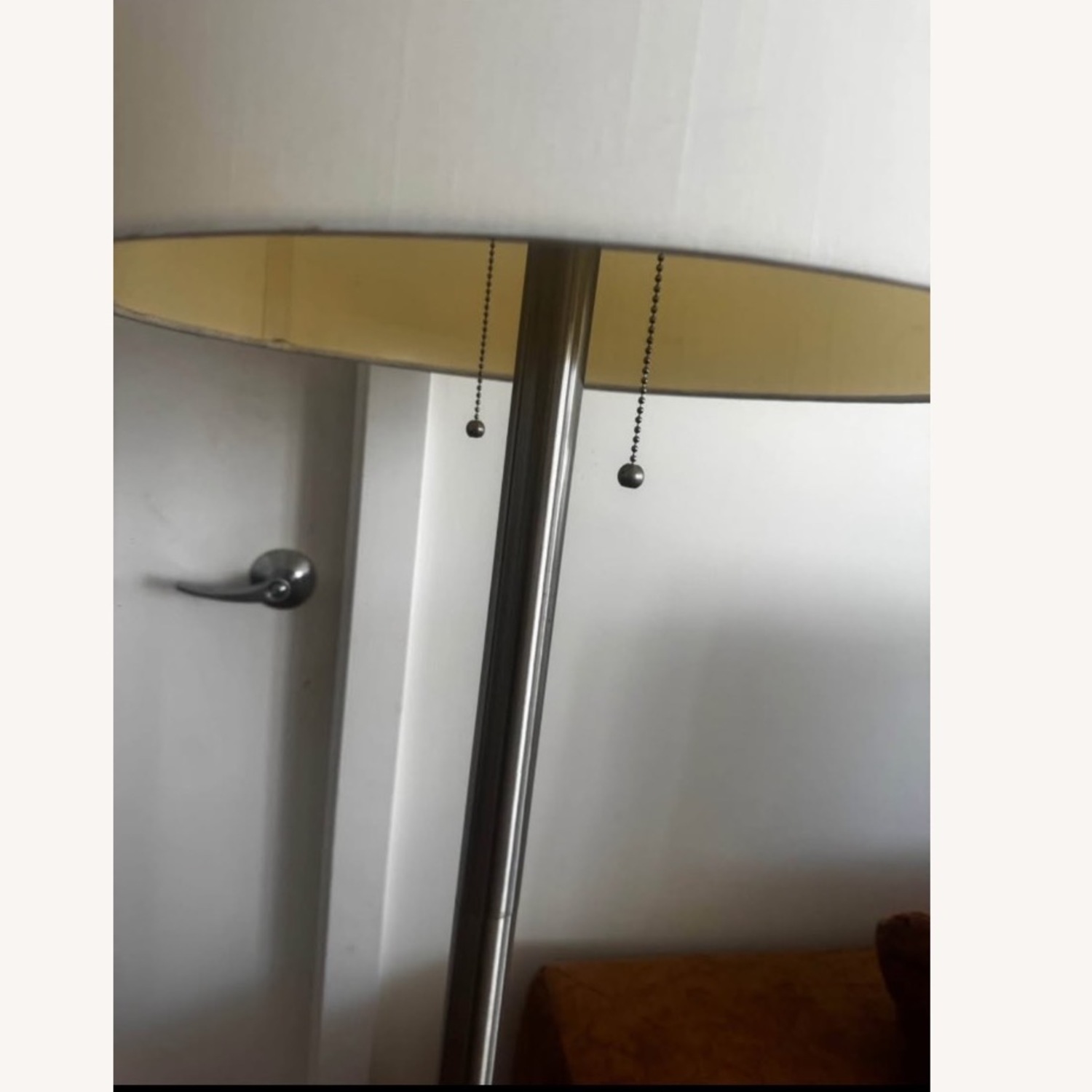 Modern Living Tall White Wide Lamp Stand - image-4