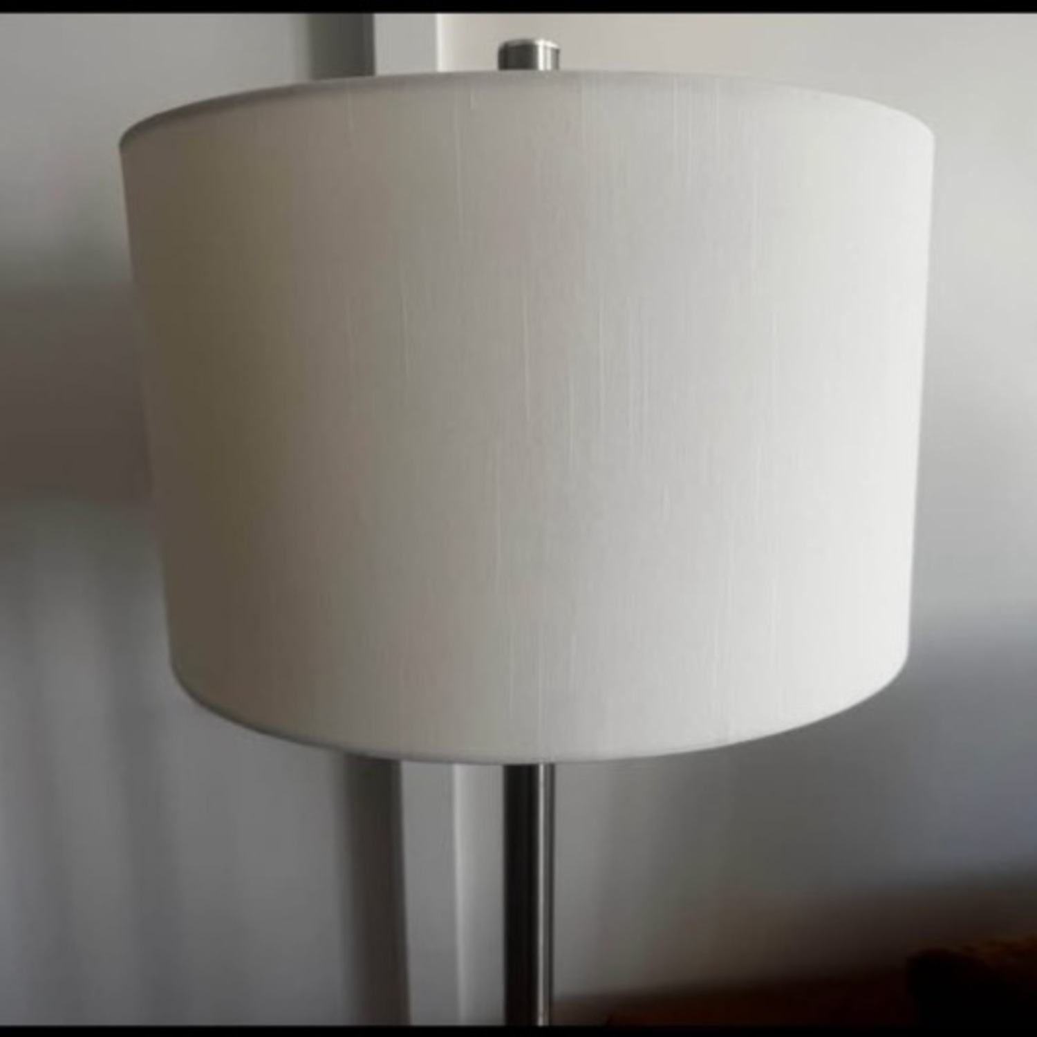 Modern Living Tall White Wide Lamp Stand - image-3