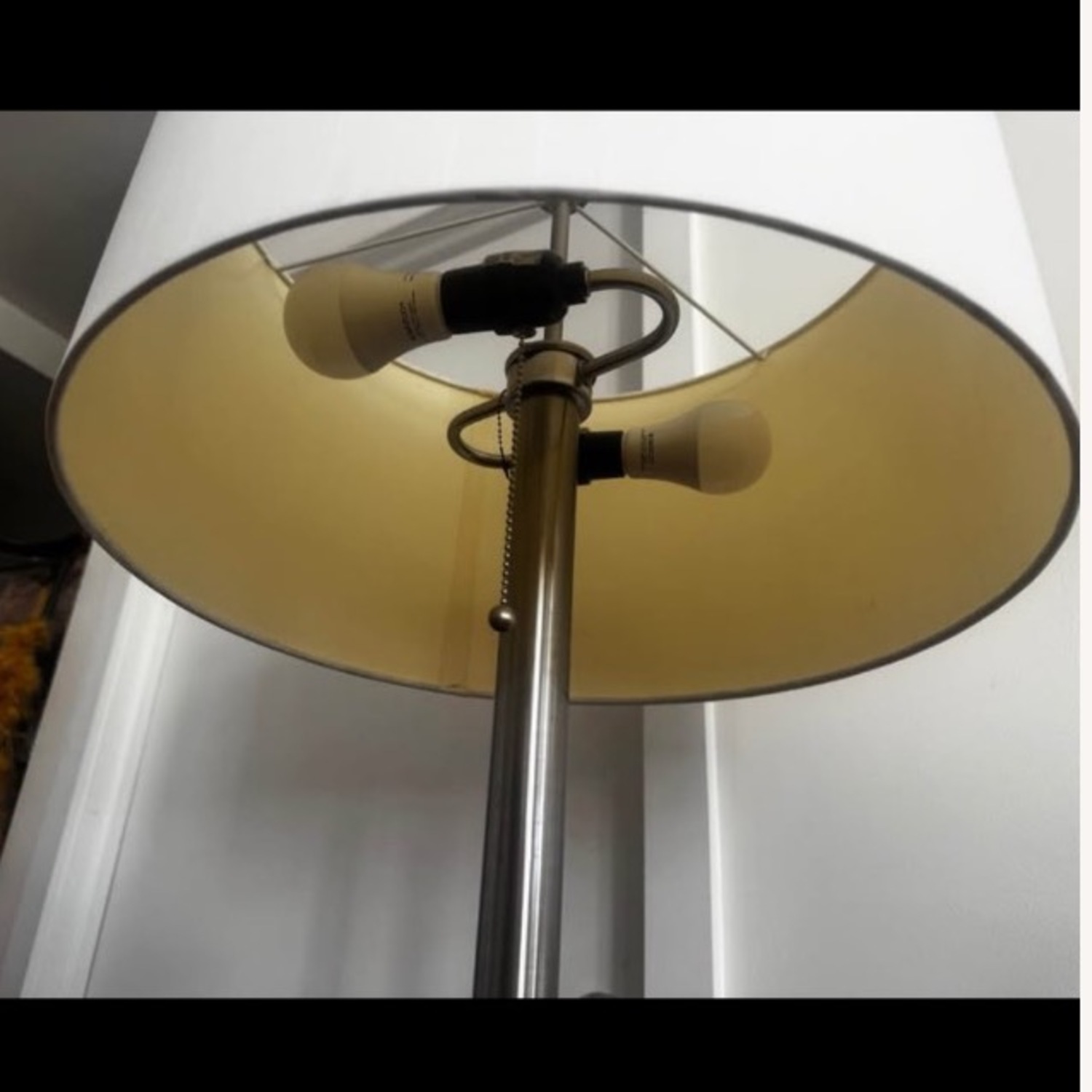 Modern Living Tall White Wide Lamp Stand - image-5