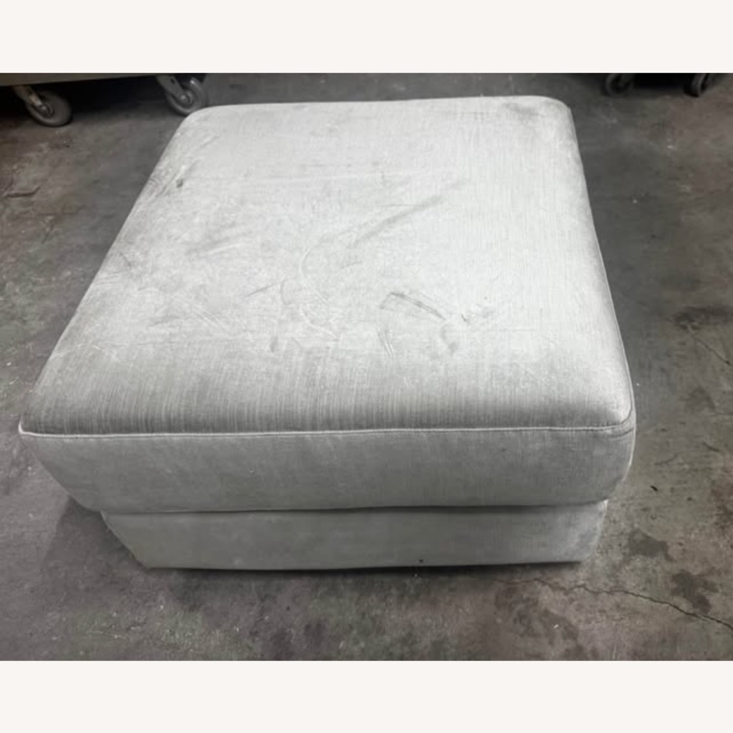 Grey Ottoman - image-1