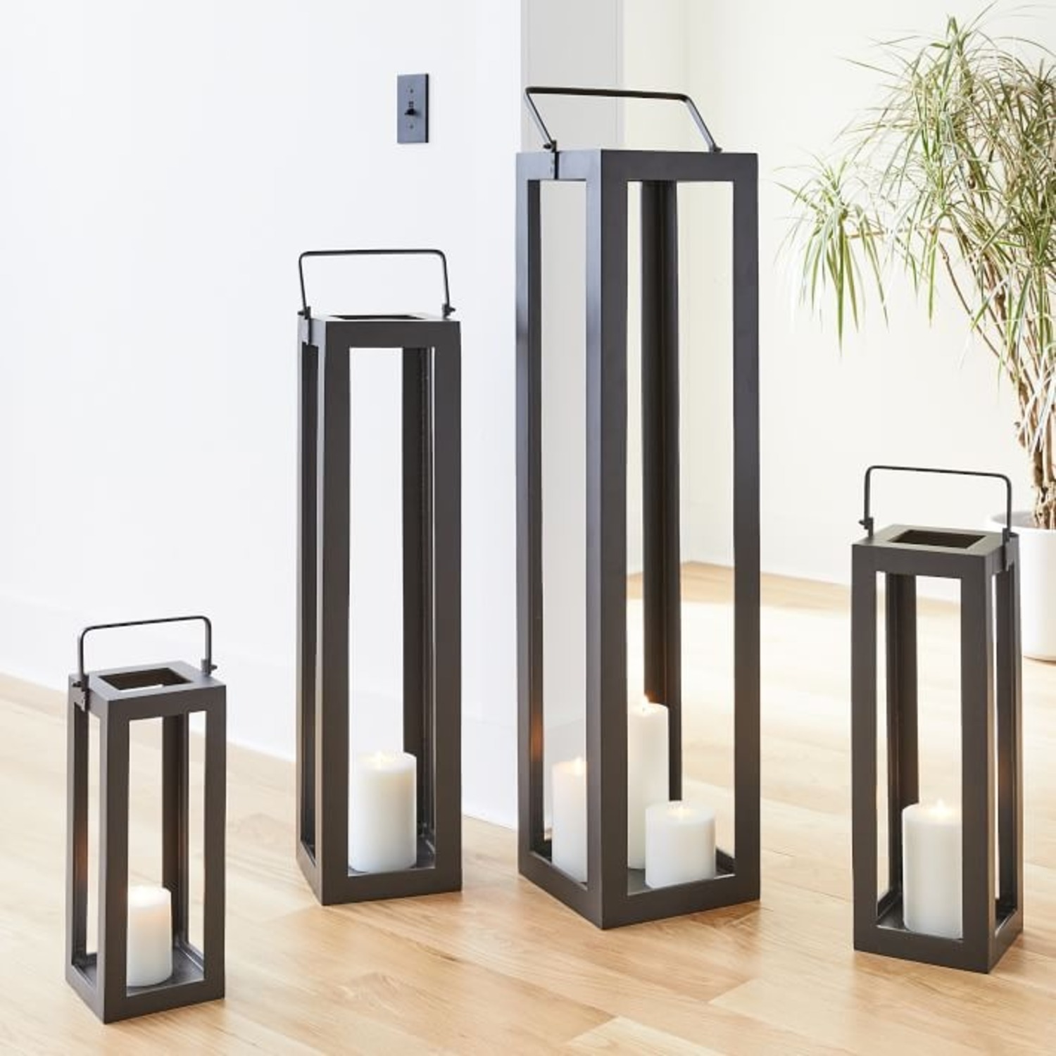 West Elm Tall Outdoor Antique Lanterns Medium - image-3