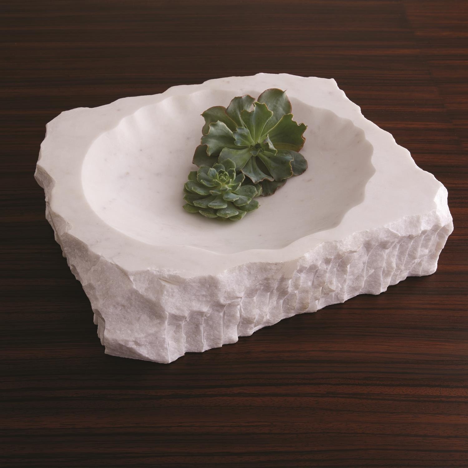 Global Views Chiseled Block Bowl - image-1