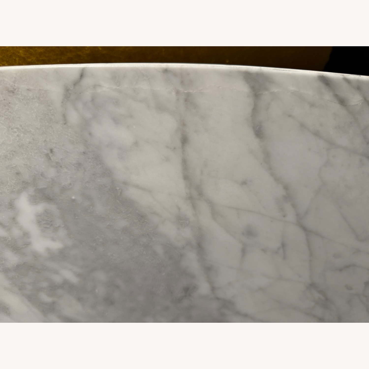 Restoration Hardware Torano Marble Oval Dining Table - image-7