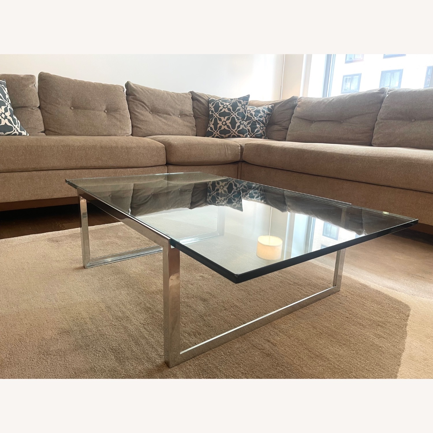 Knoll Glass Coffee Table - image-5