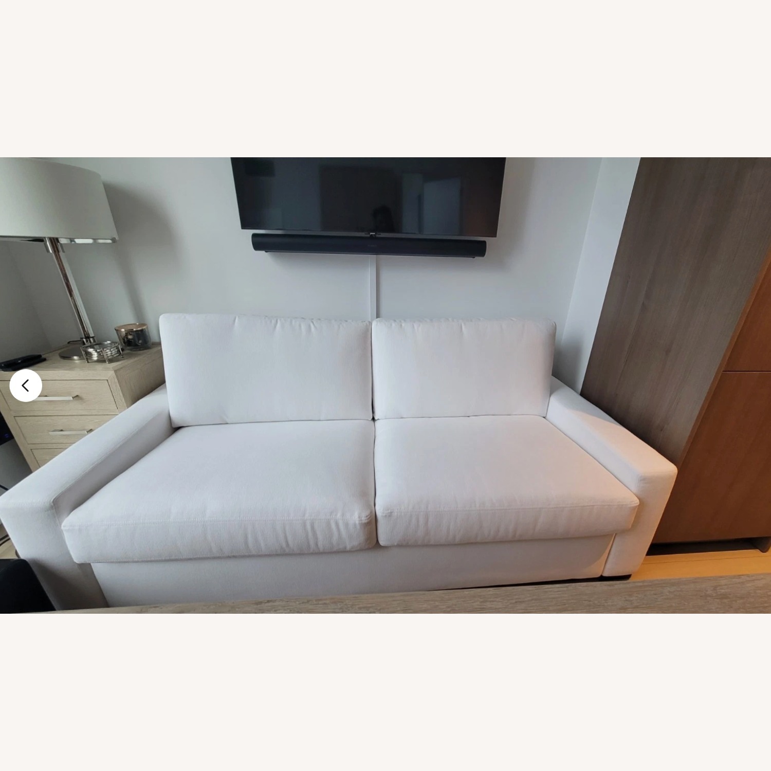 Restoration Hardware Belgian Track Arm Sofa - image-3