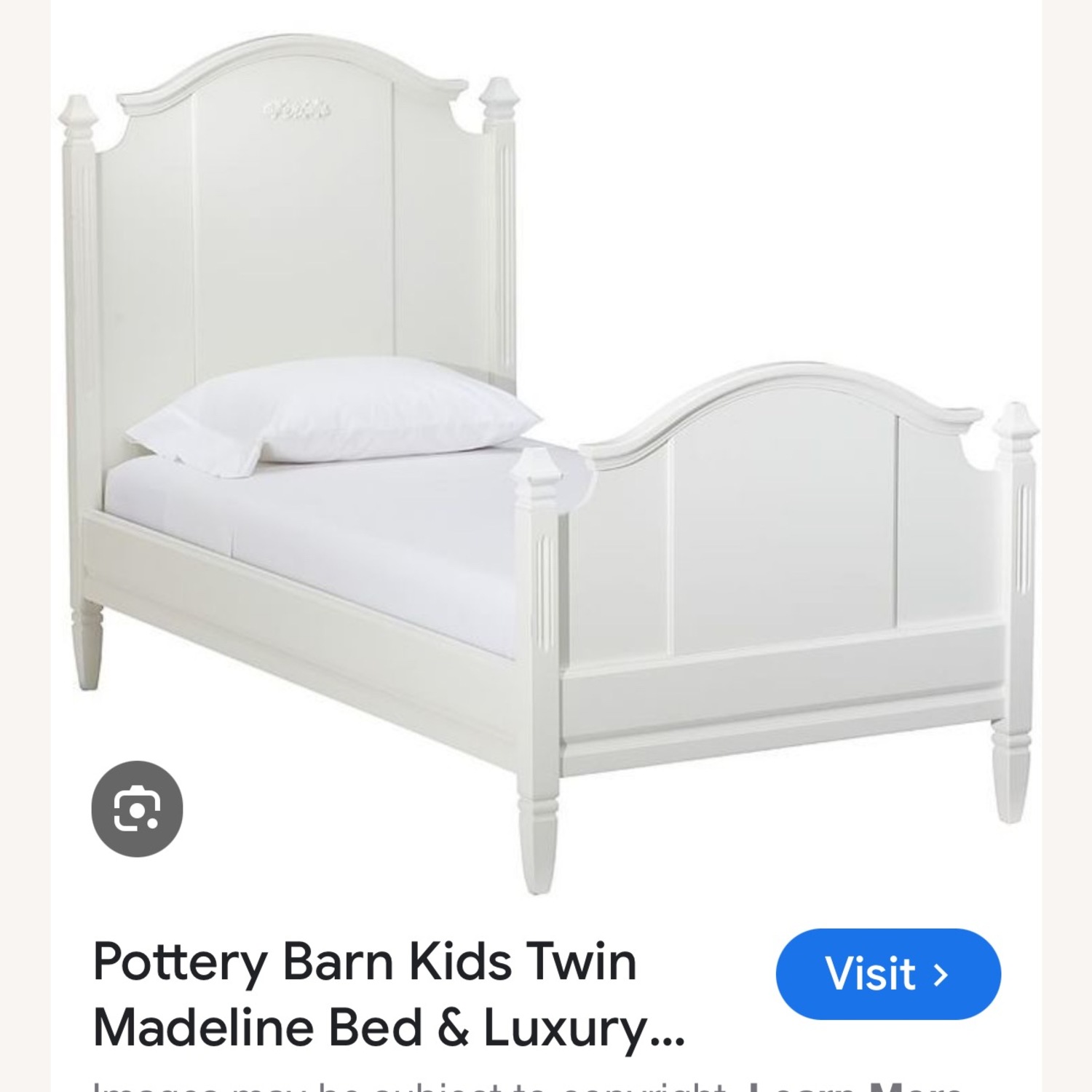 Pottery Barn Madeline Queen Bed - image-5
