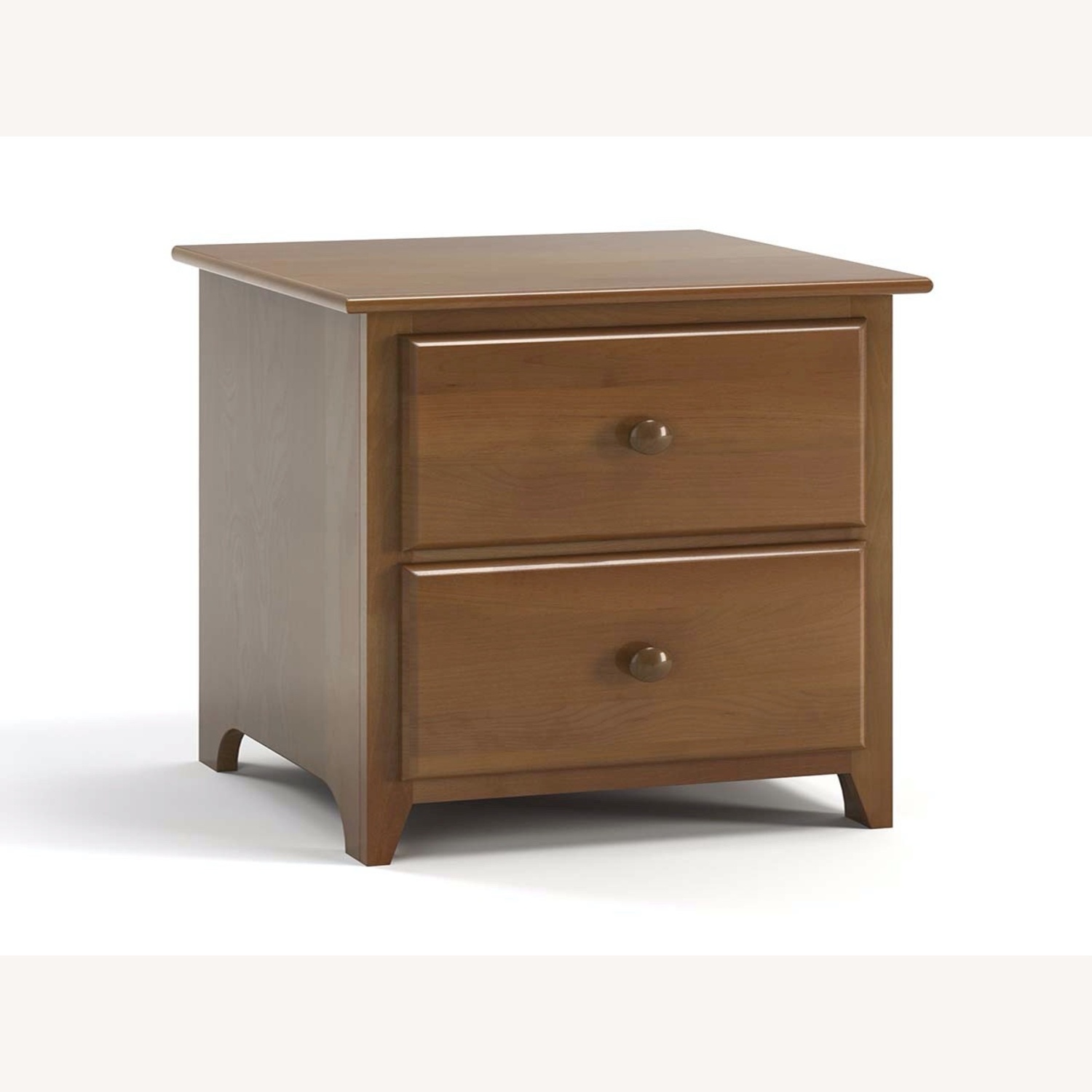 Country Willow Shaker Two Drawer Nightstand - image-4