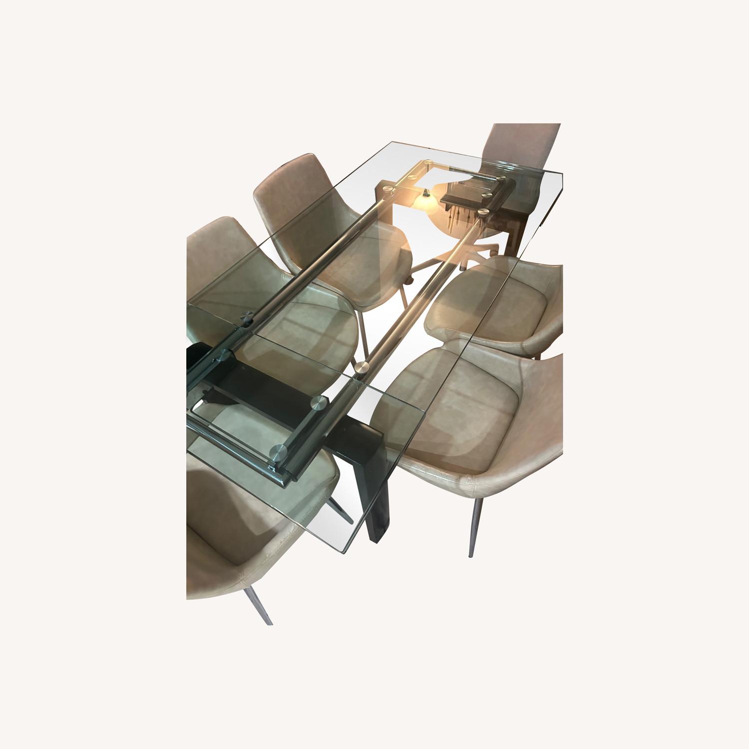 Glass Top Table - image-0