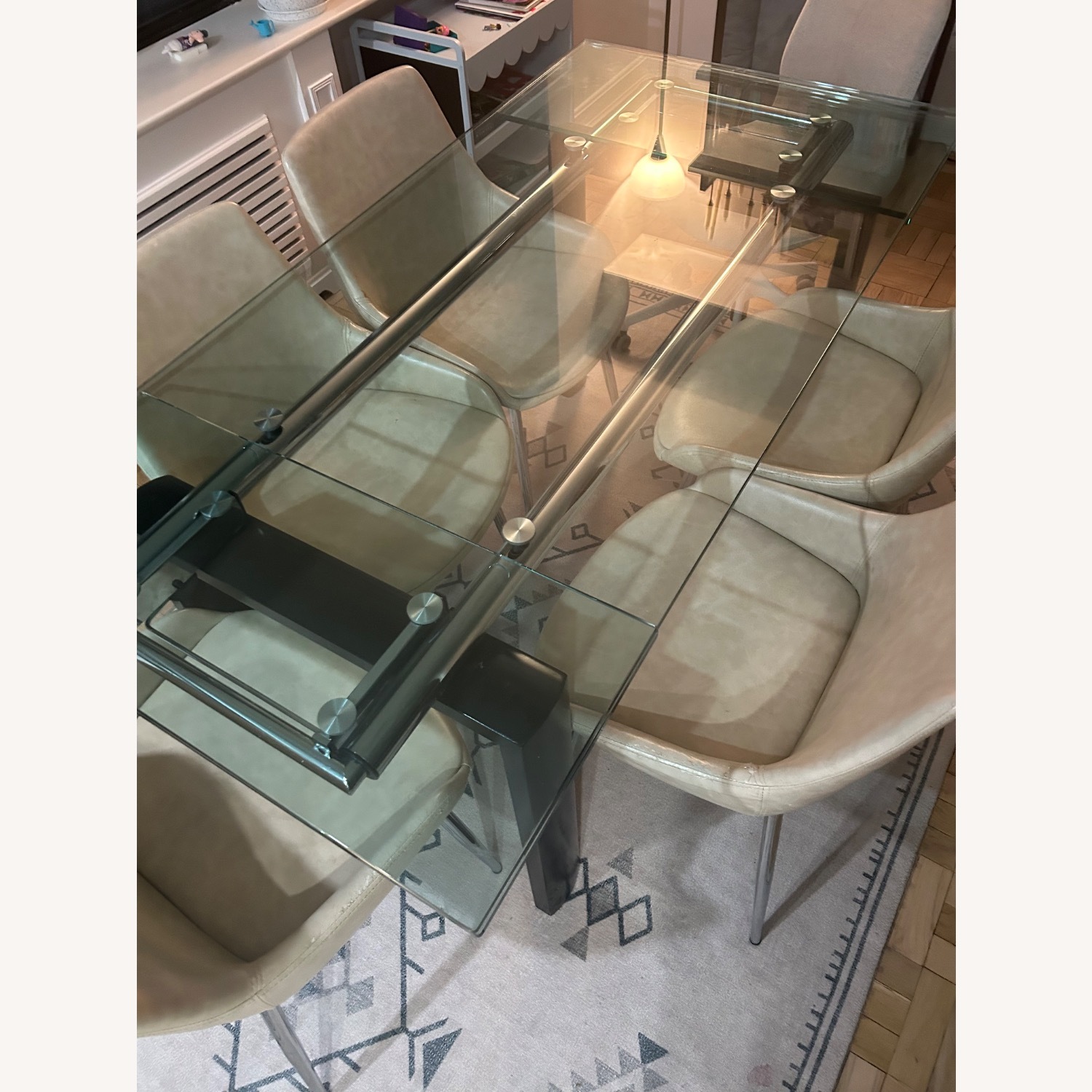 Glass Top Table - image-1