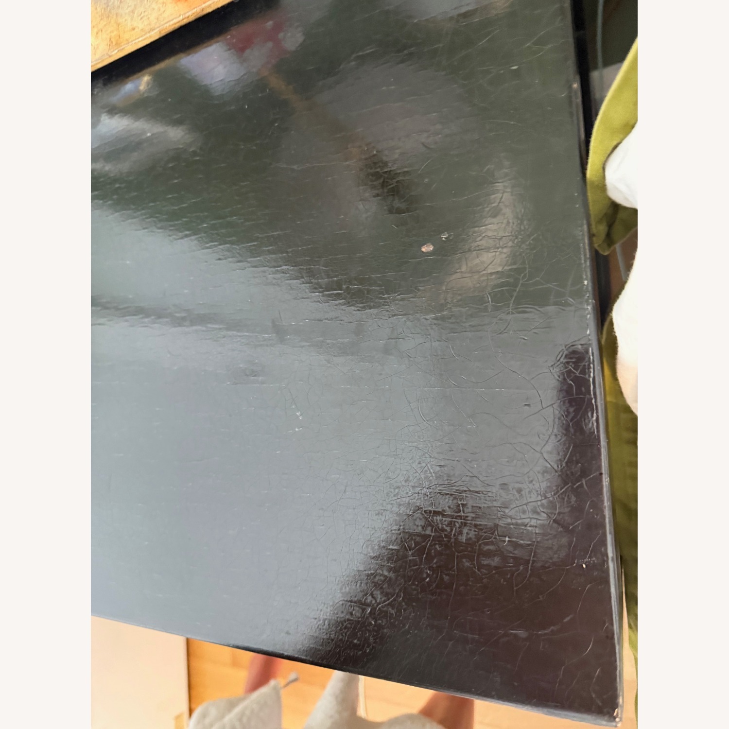 1st Dibs Pair of Fine Black Lacquer End Tables - image-9