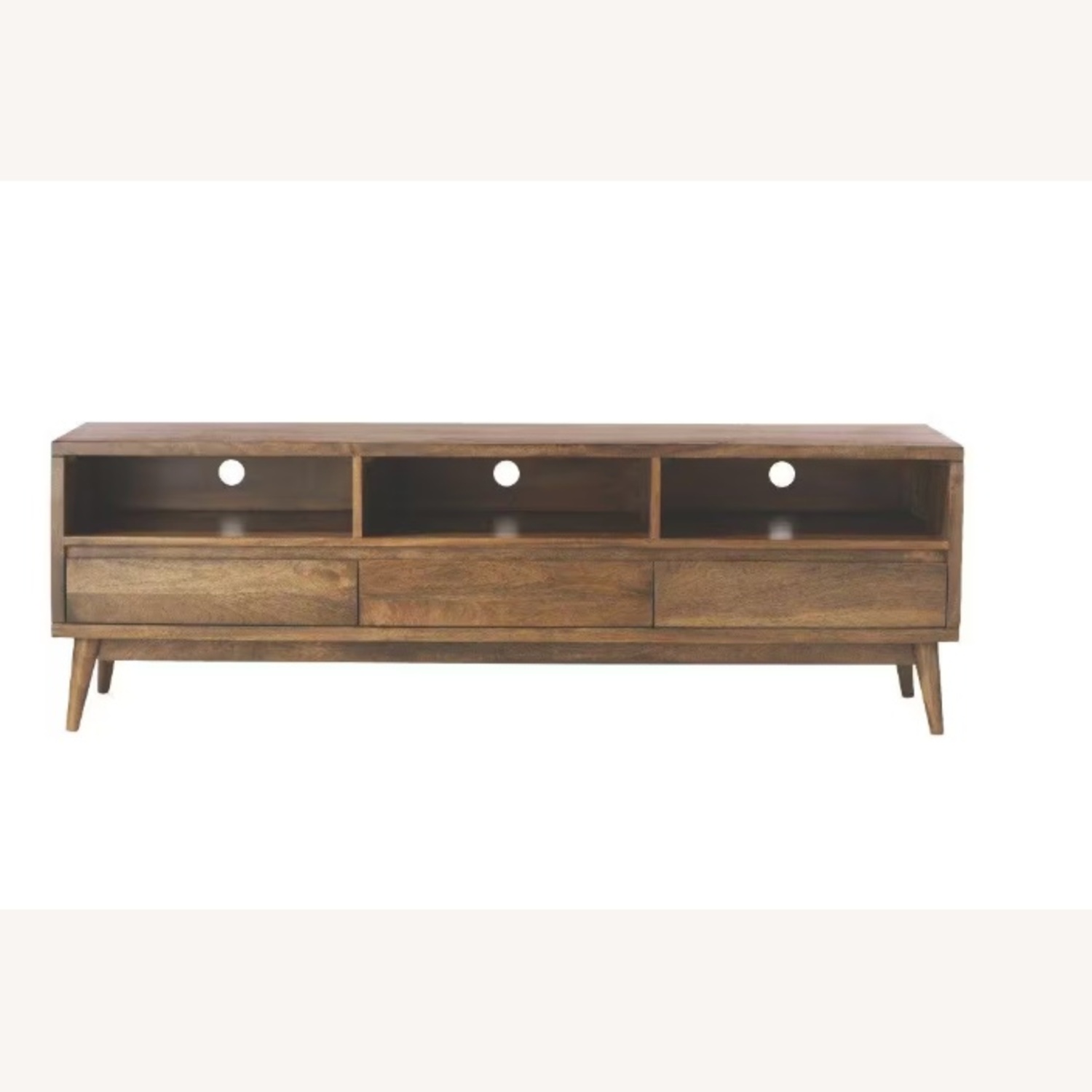 Home Depot Conrad Antique Media Stand - image-5