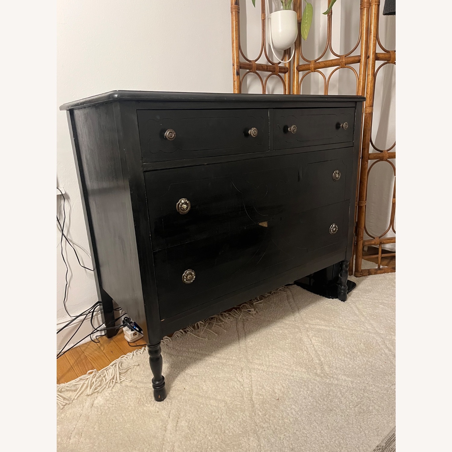 Solid Wood Antique Dresser - image-2