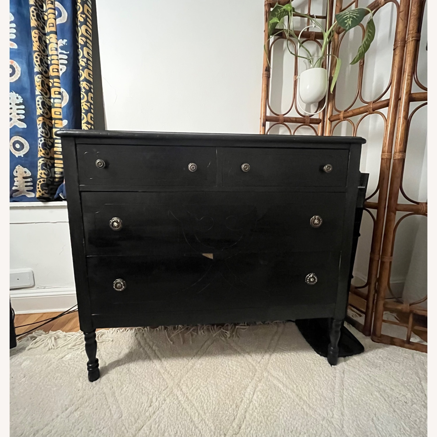 Solid Wood Antique Dresser - image-1