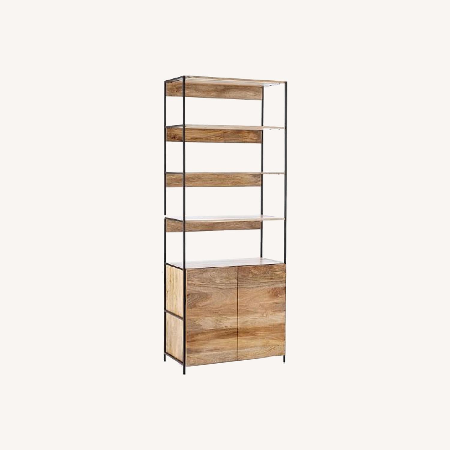 West Elm Industrial Modular Open & Closed Storage - image-0
