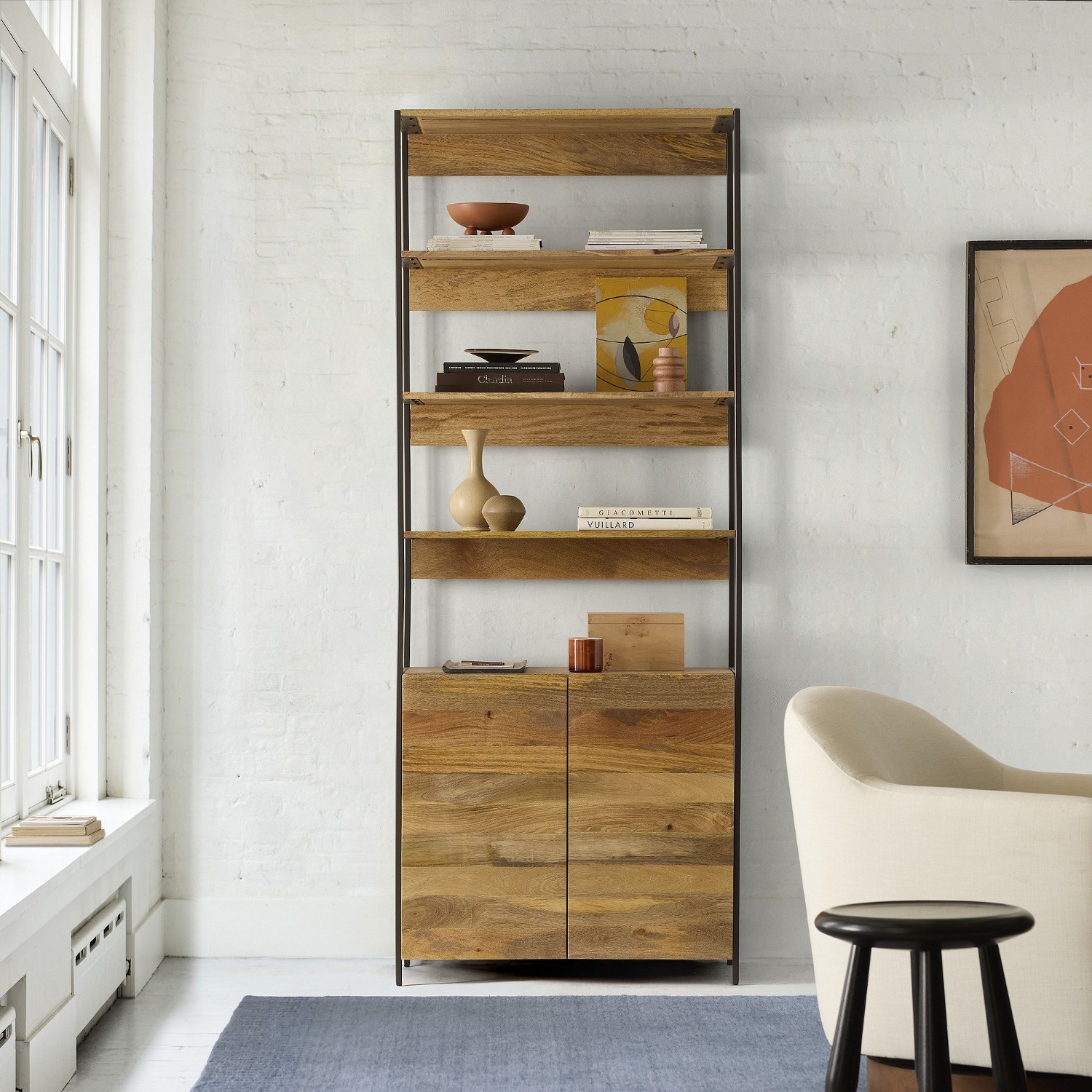 West Elm Industrial Modular Open & Closed Storage - image-3
