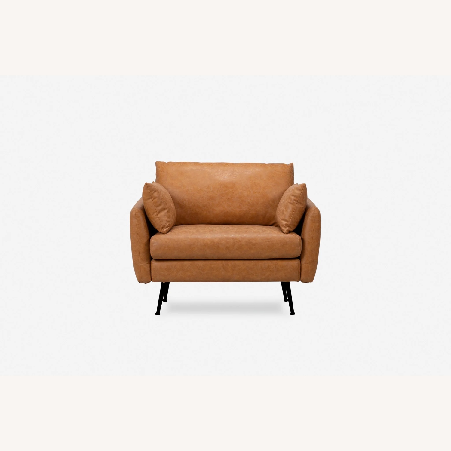 Vegan Leather Armchair - image-1
