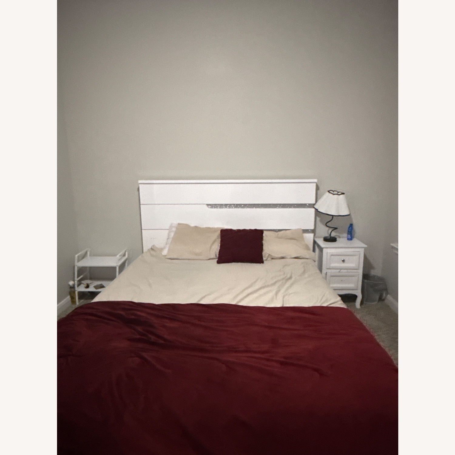 Comfort for 2 people White Lighting Bed - image-0