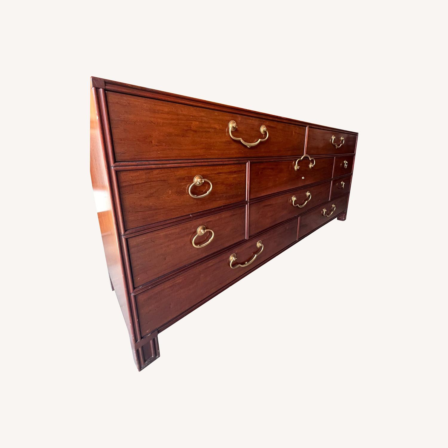 Henredon Georgian Carved Mahogany Dresser - image-0