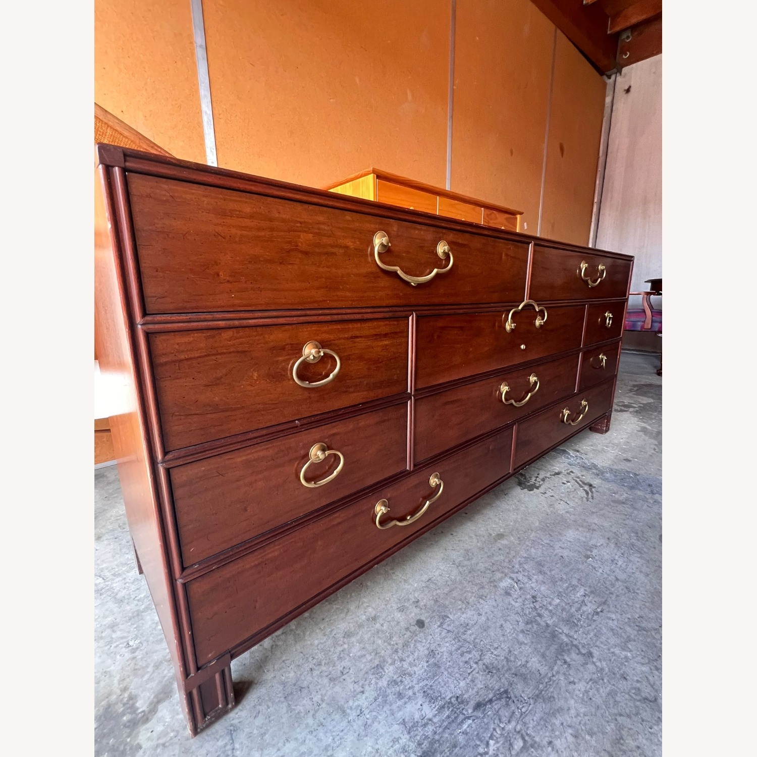 Henredon Georgian Carved Mahogany Dresser - image-1