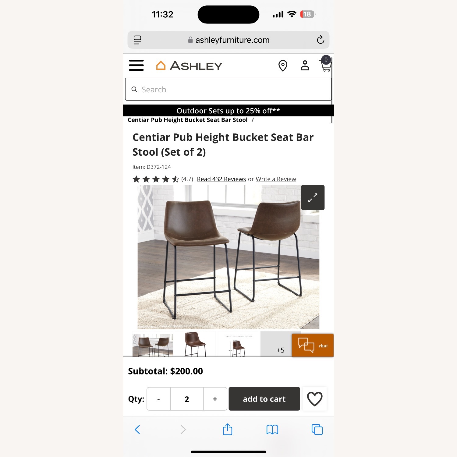 Ashley Furniture Centiar Barstool - image-6