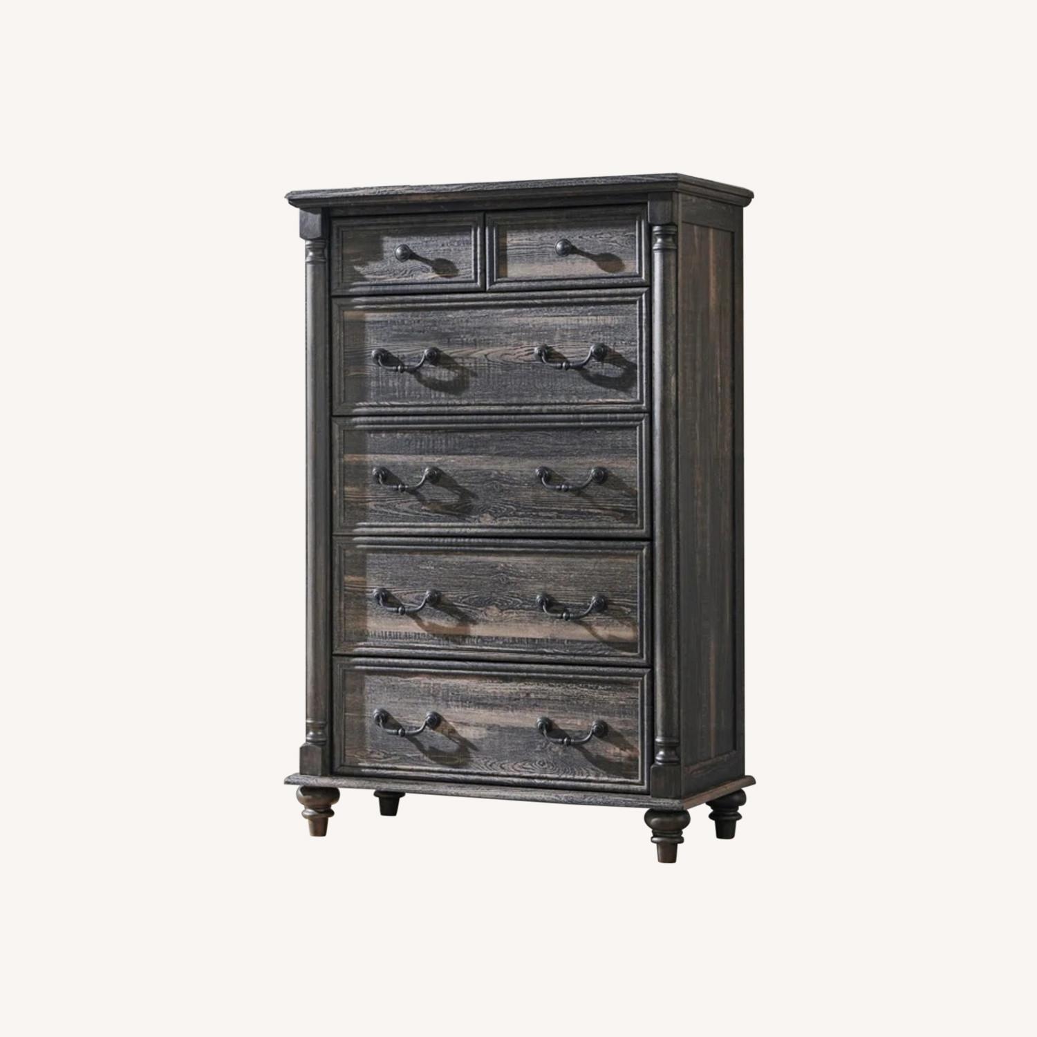 Alcott Hill 6 Drawer Oak Dresser - image-0
