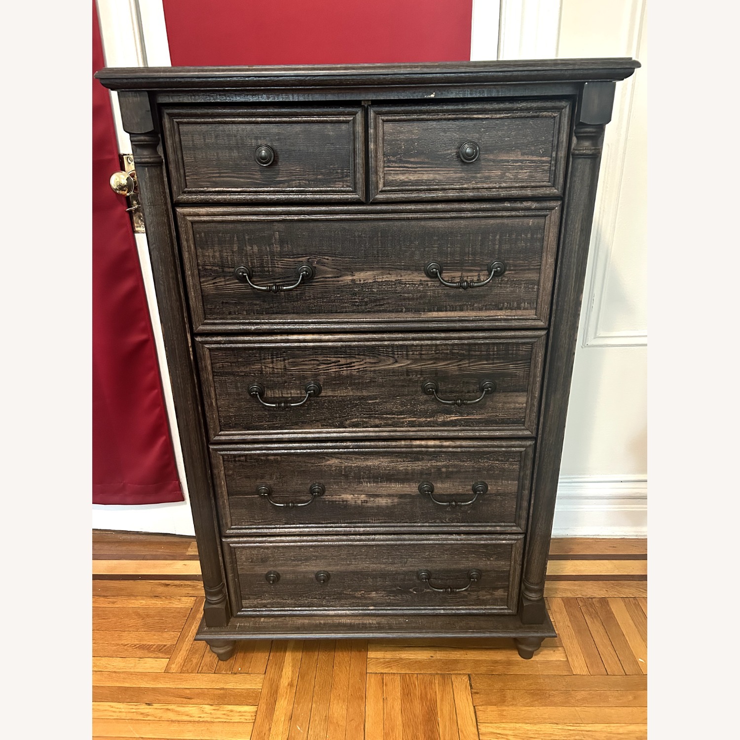 Alcott Hill 6 Drawer Oak Dresser - image-1