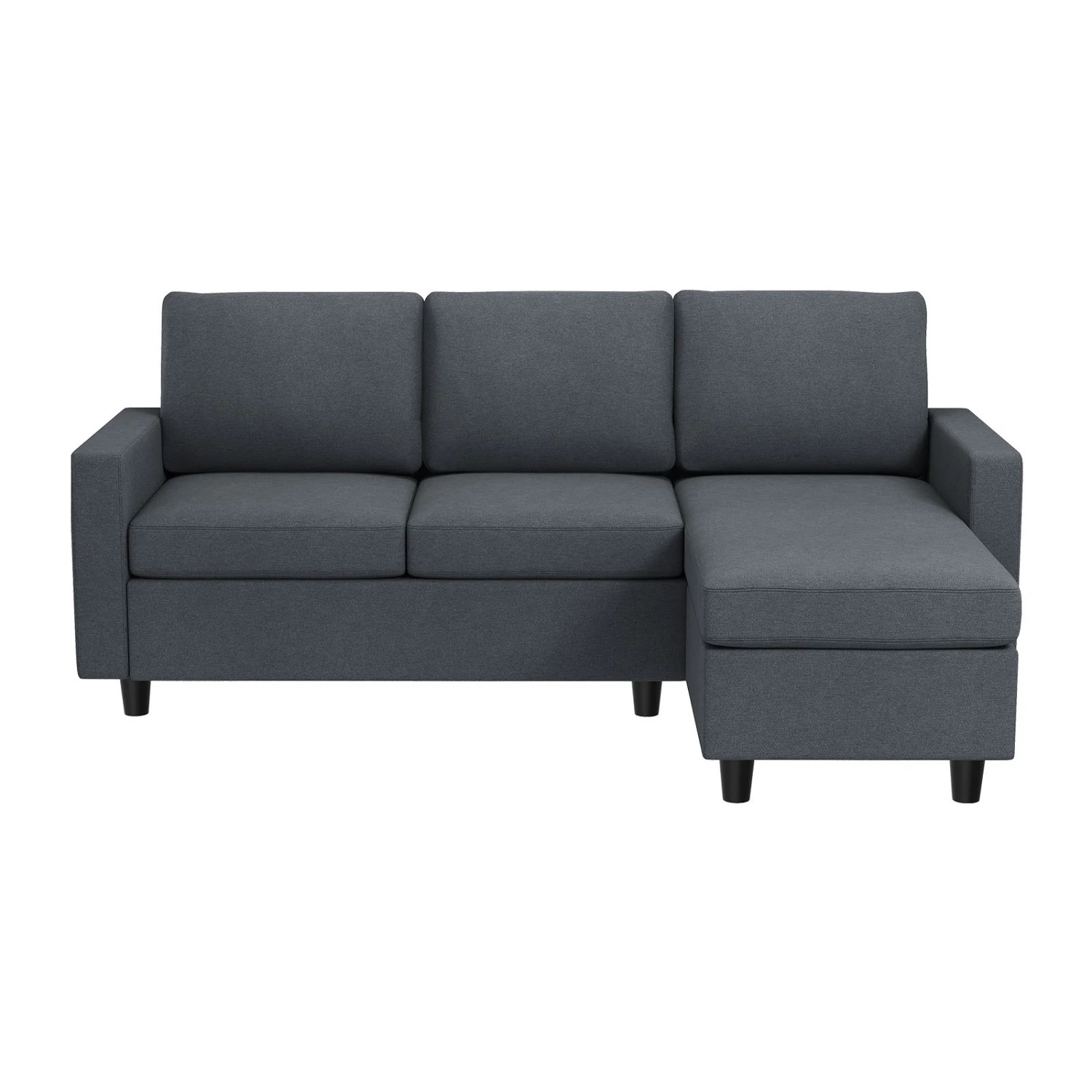 Reversible Sectional Sofa L-Shaped Couch - image-1