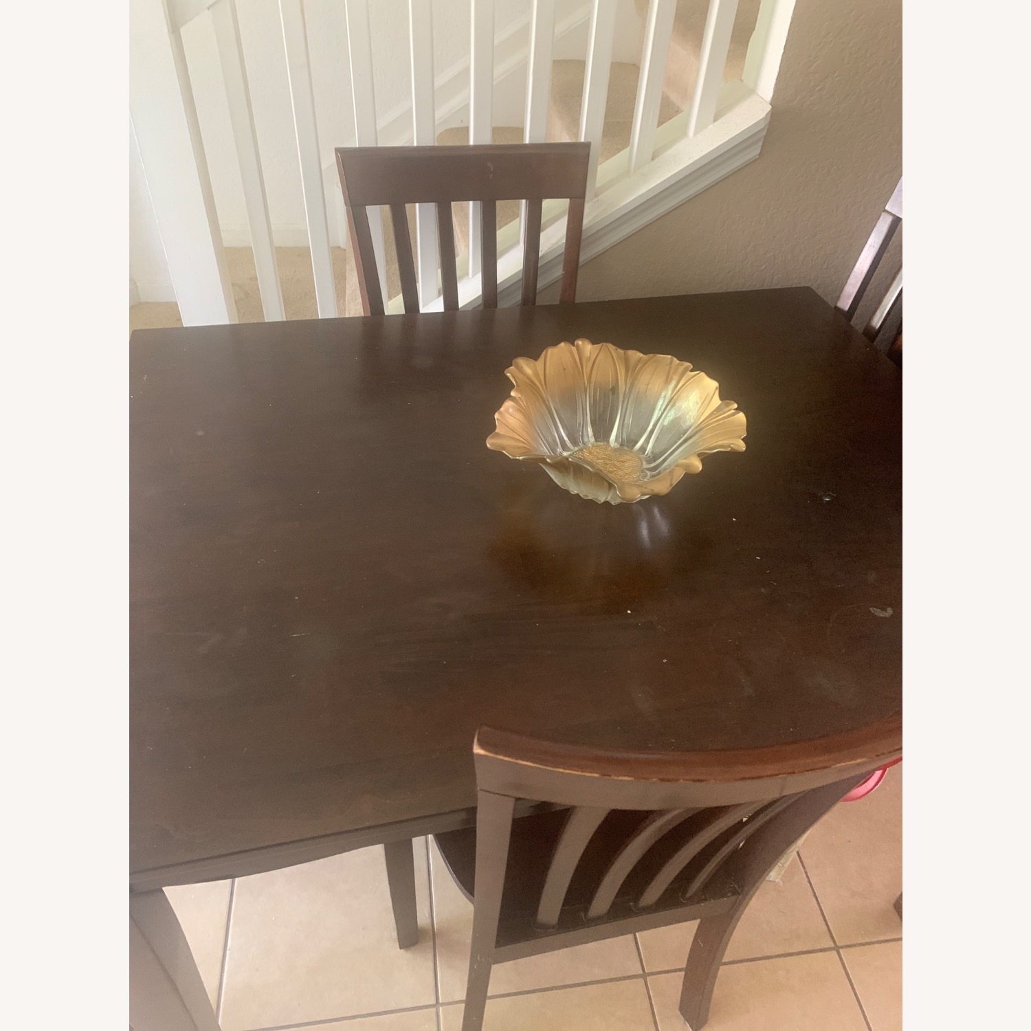 Wood Table and 4 Chairs - image-2