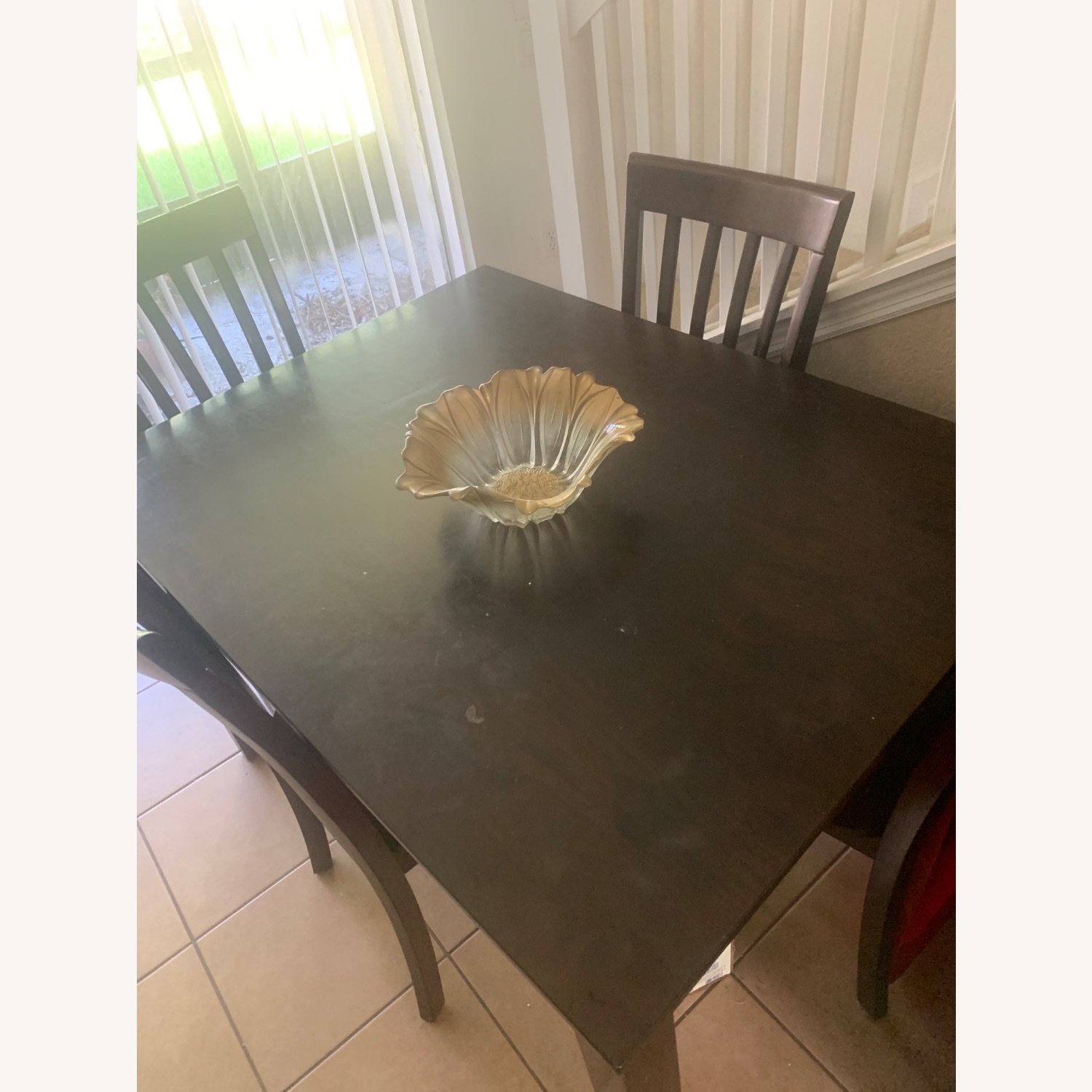 Wood Table and 4 Chairs - image-3
