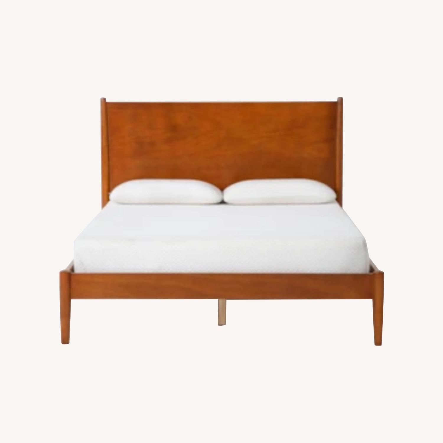 Living Spaces Mid Century Modern Bed - image-0