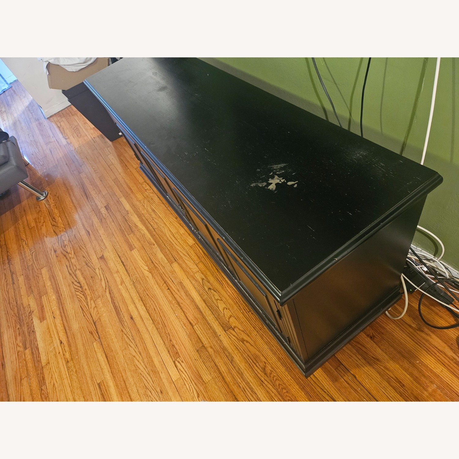 Ballard Designs Black Wood Media Storage - image-4