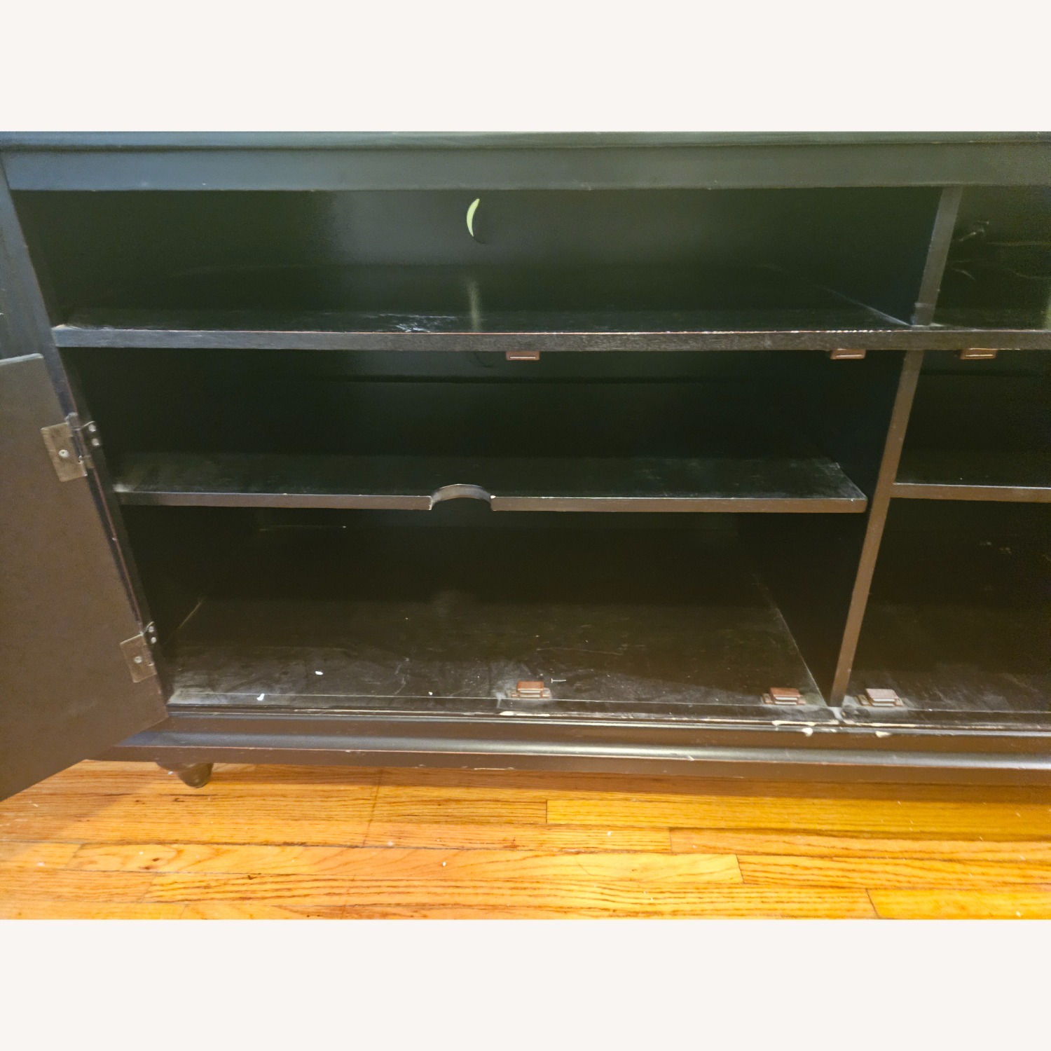 Ballard Designs Black Wood Media Storage - image-6