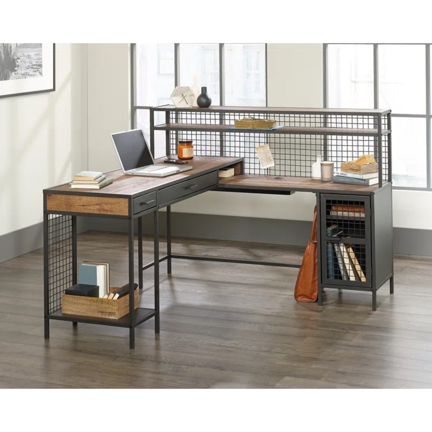 Boulevard L-Shaped Desk - image-1