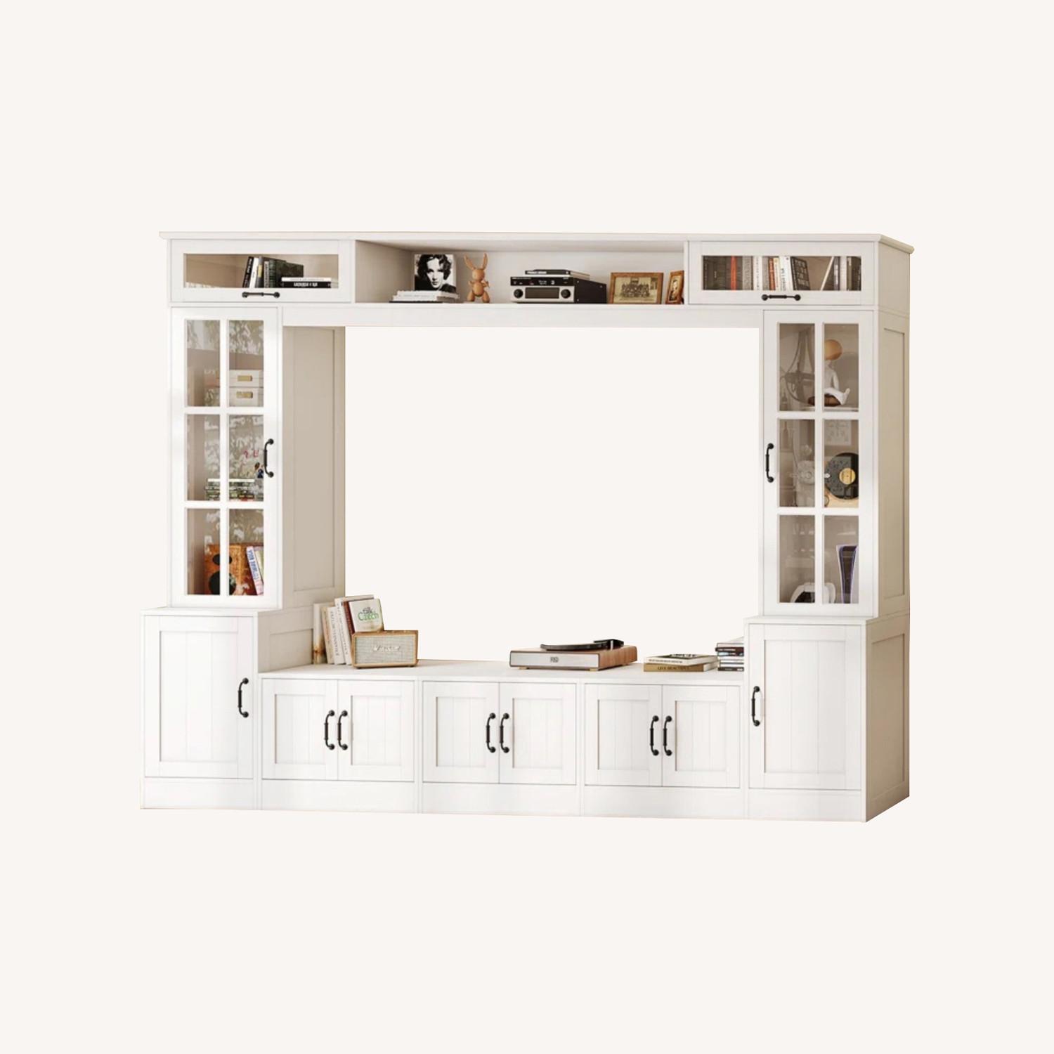 Wayfair Brayden White Entertainment Stand - image-0