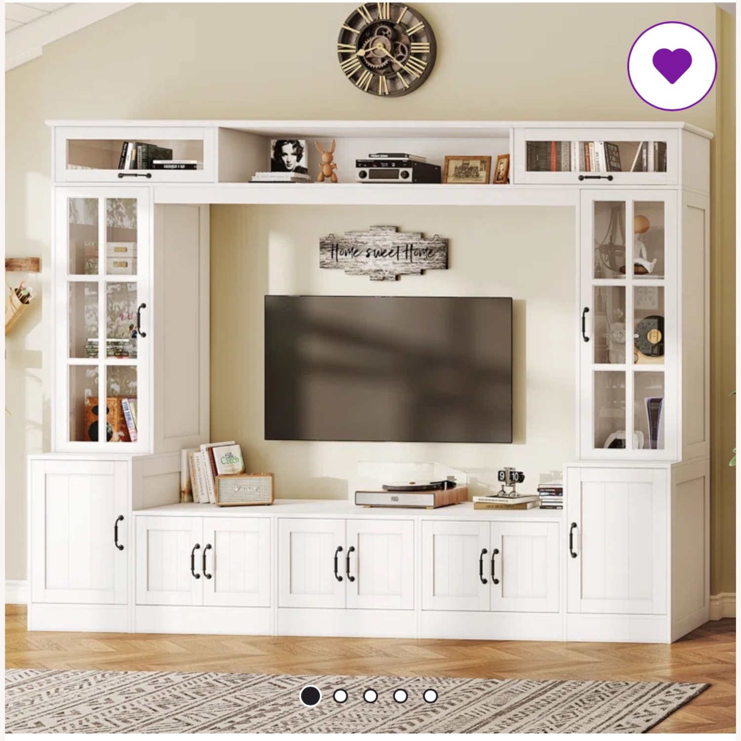 Wayfair Brayden White Entertainment Stand - image-1