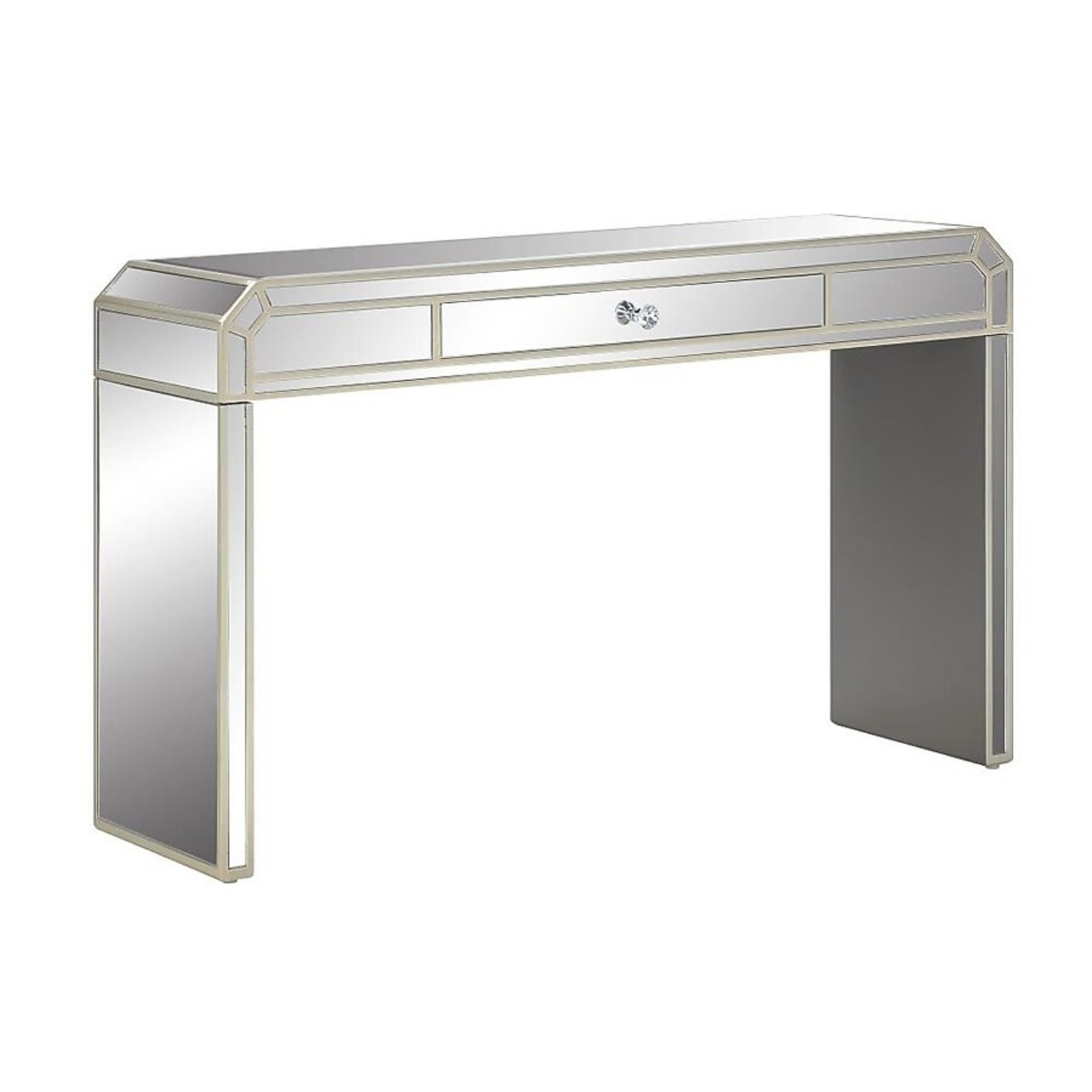 Silver Mirror Entryway/Console Table - image-5