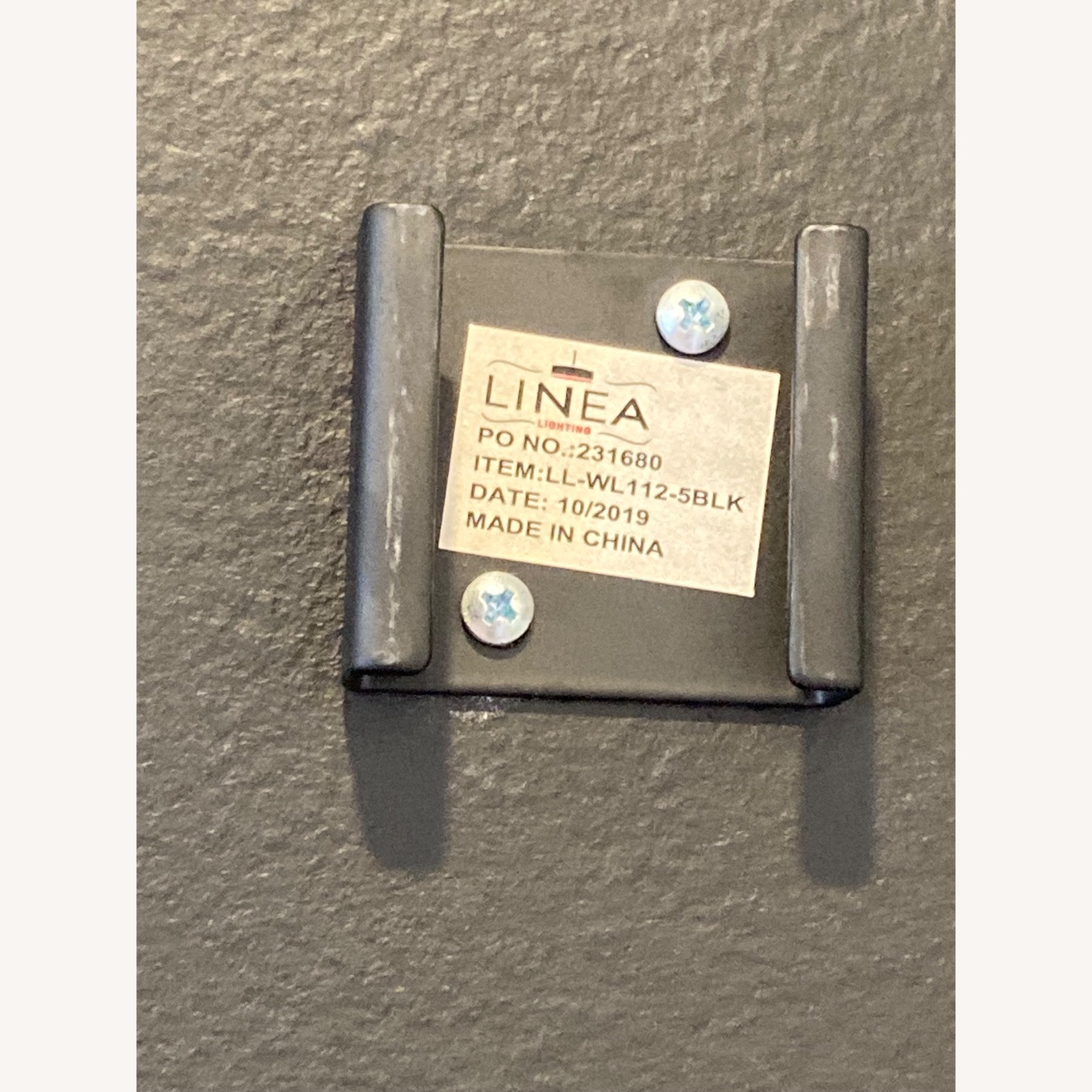 2 Small Black Hanging Wall Sconces - image-4