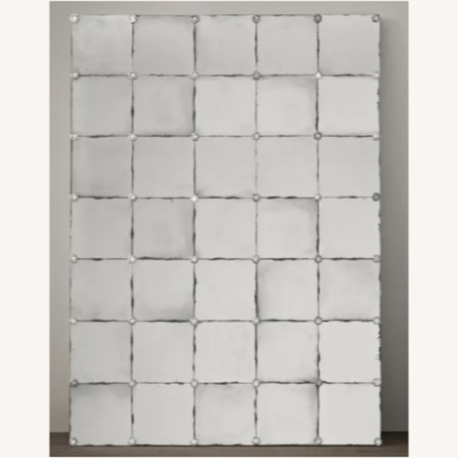 Restoration Hardware Belle Epoque Antiqued Panel Mirror - image-0