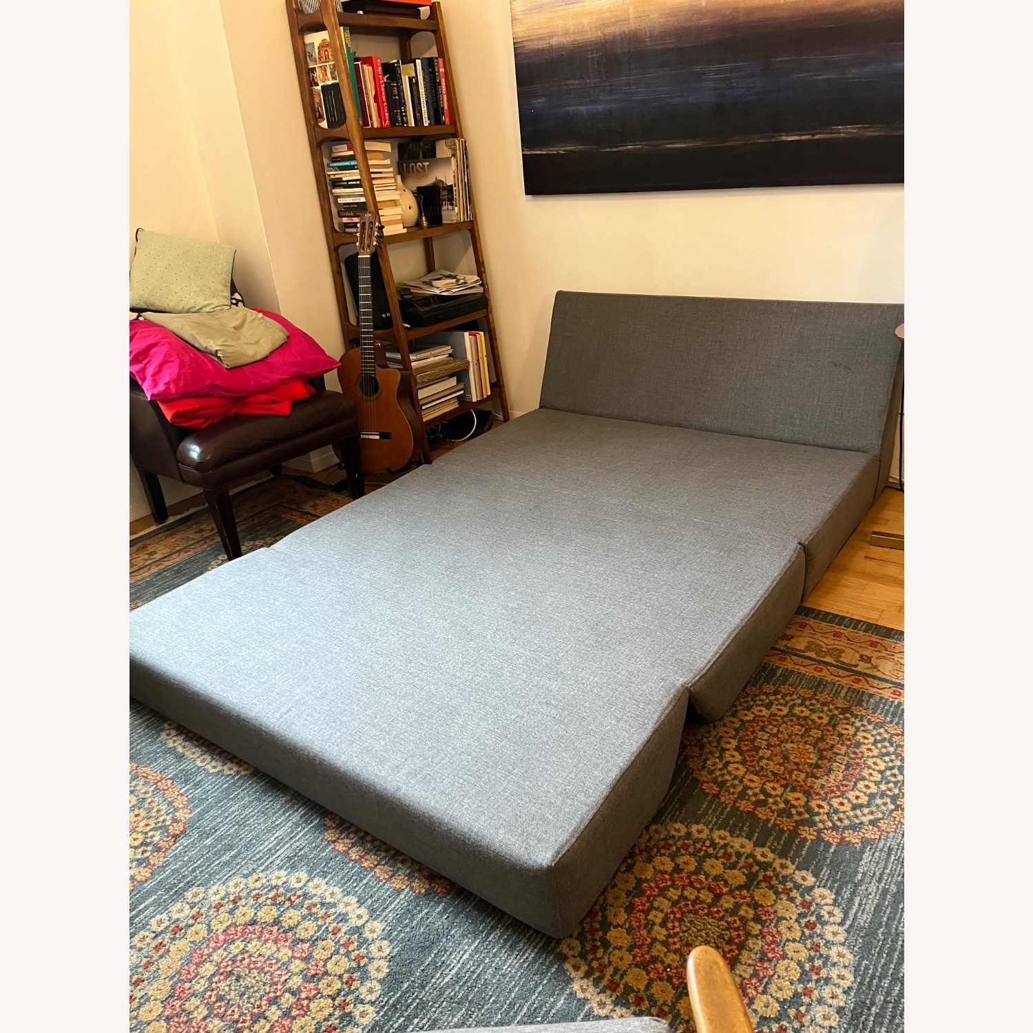 Compact Fold Out Sleeper Sofa - image-3