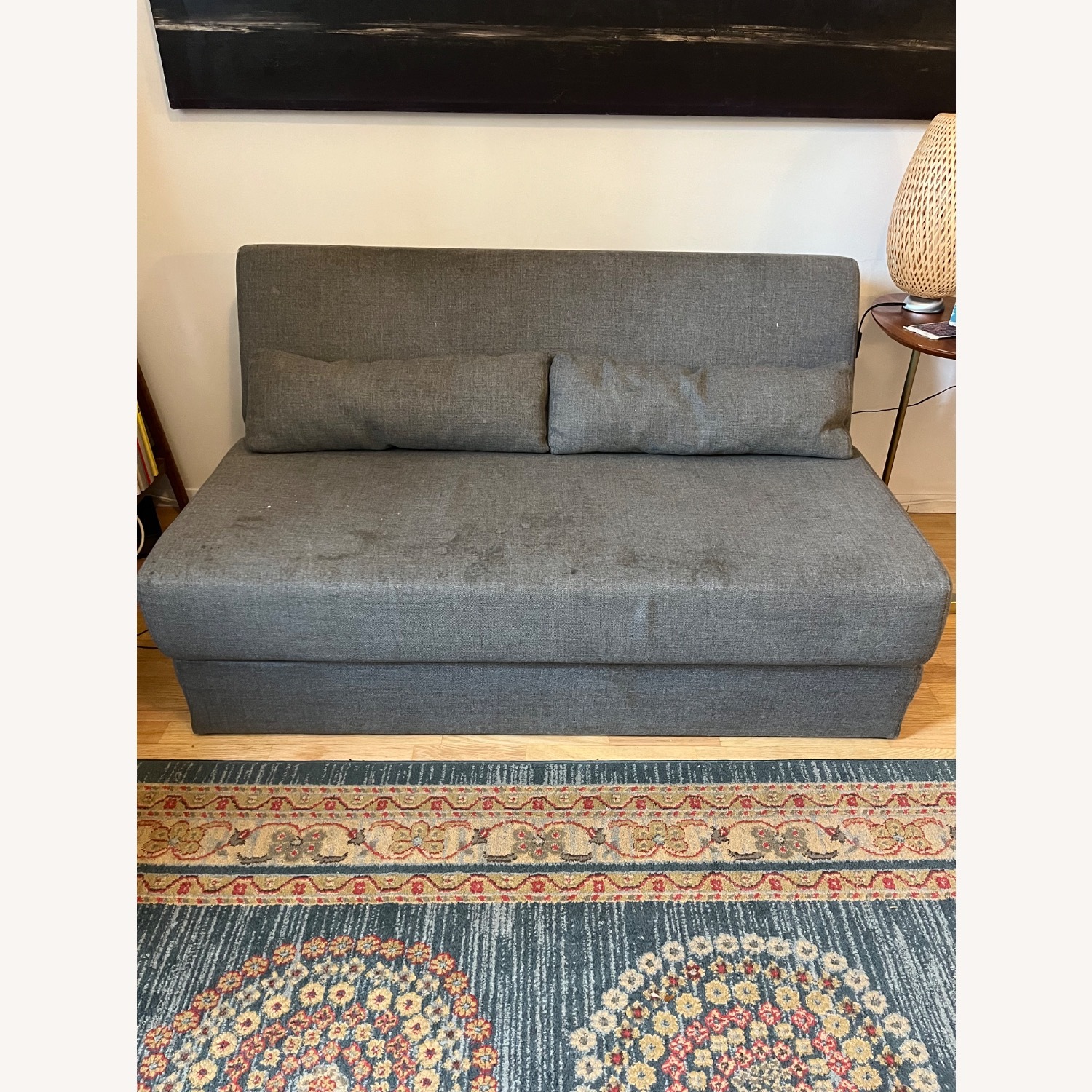 Compact Fold Out Sleeper Sofa - image-1