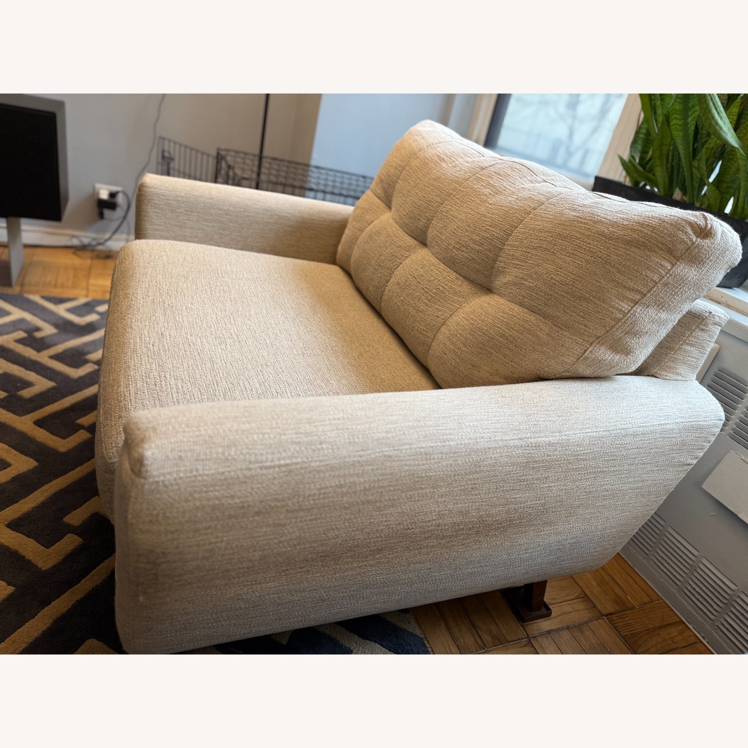 La-Z-Boy Chair and a Half W Oyster Fabric - image-3