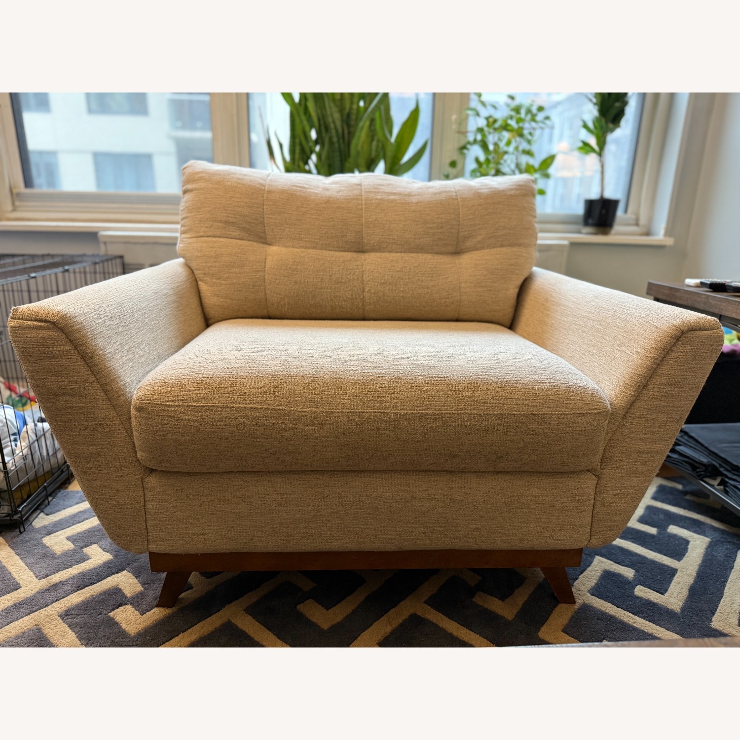 La-Z-Boy Chair and a Half W Oyster Fabric - image-1