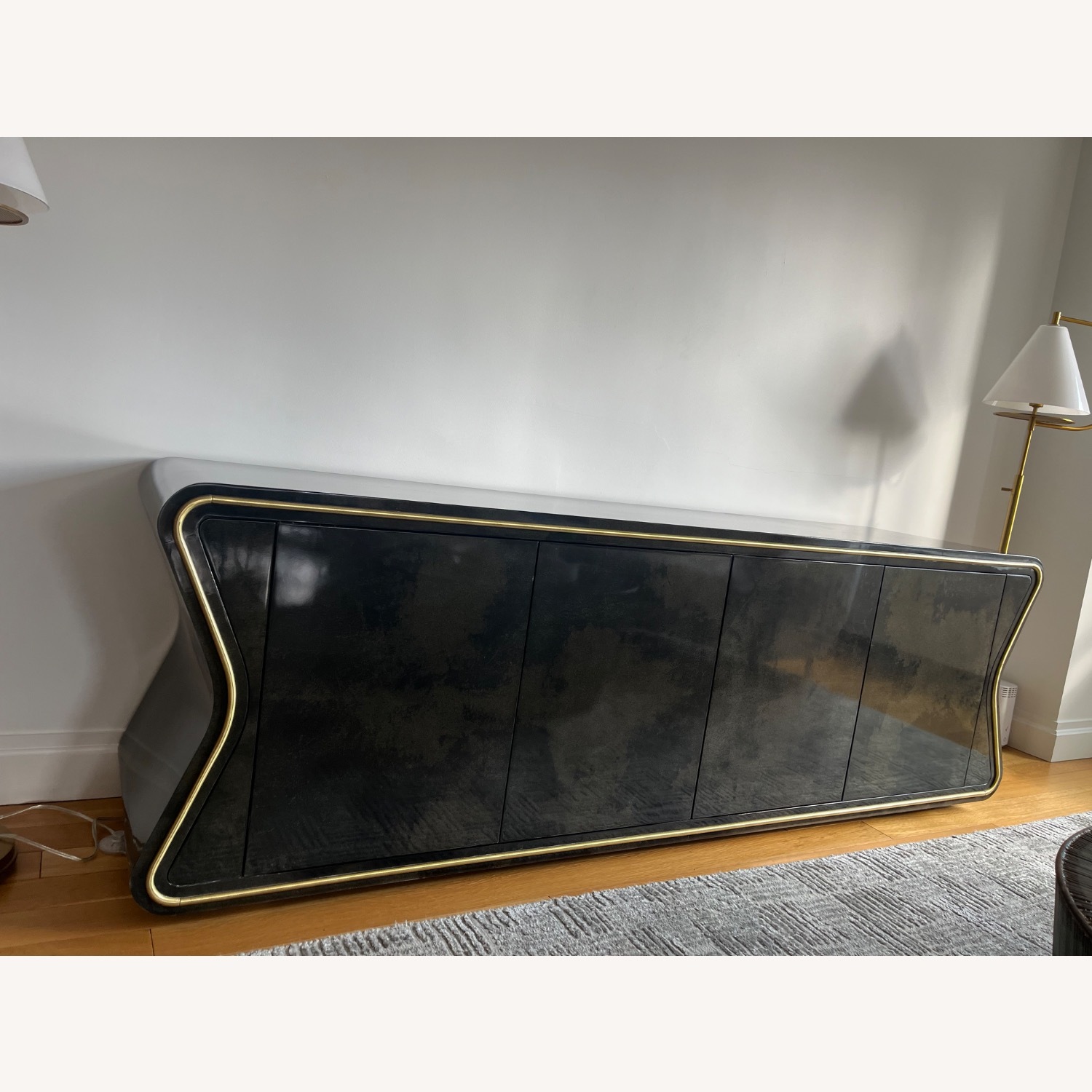 Julian Chichester Deneuve Credenza - Black Velum - image-6