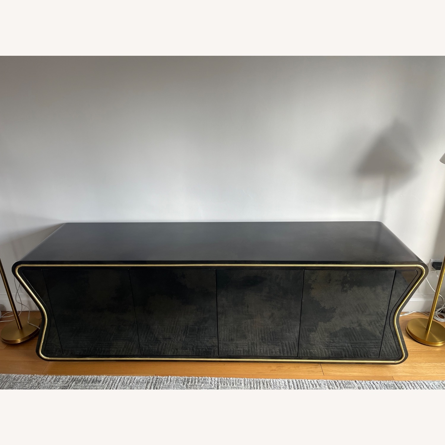 Julian Chichester Deneuve Credenza - Black Velum - image-7