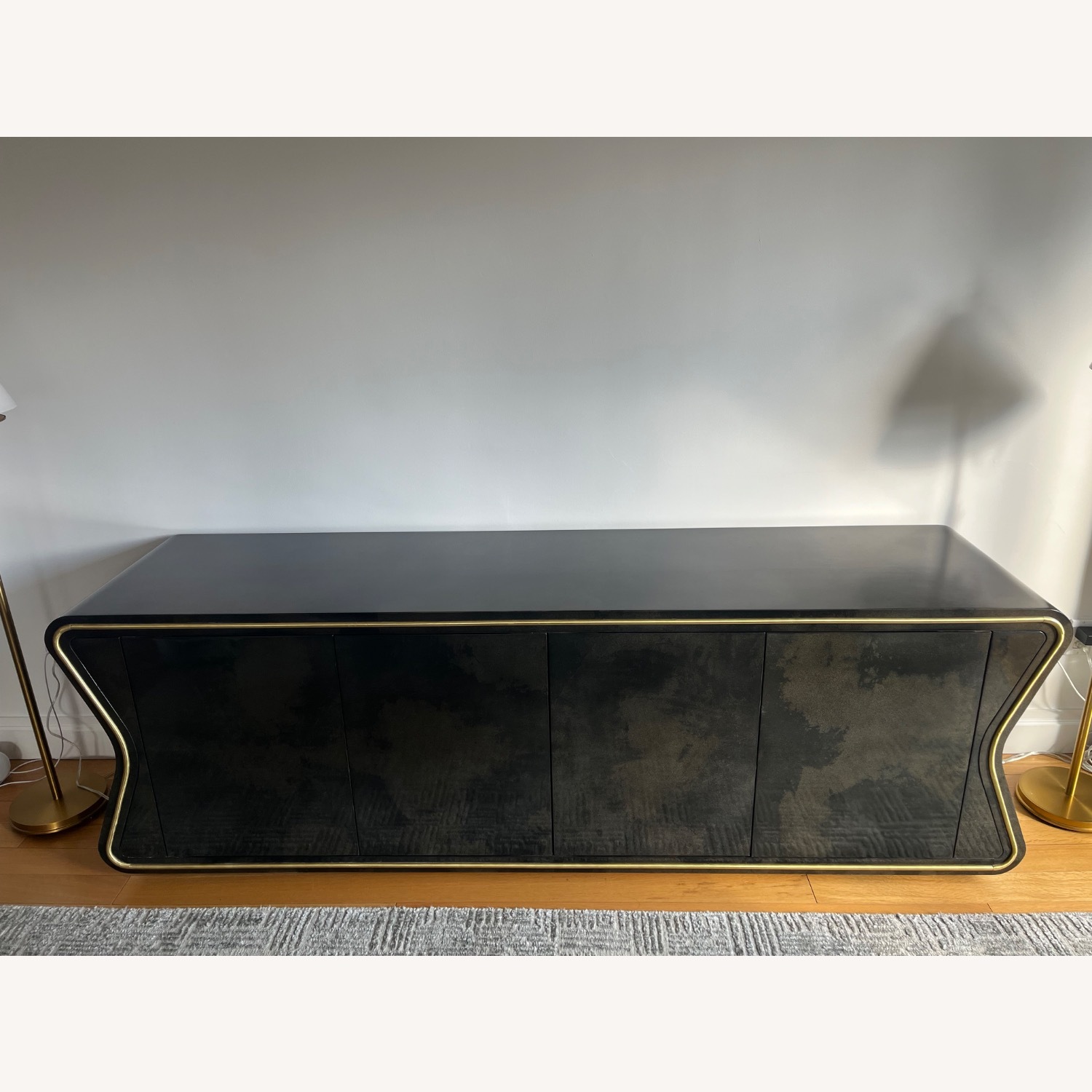 Julian Chichester Deneuve Credenza - Black Velum - image-10