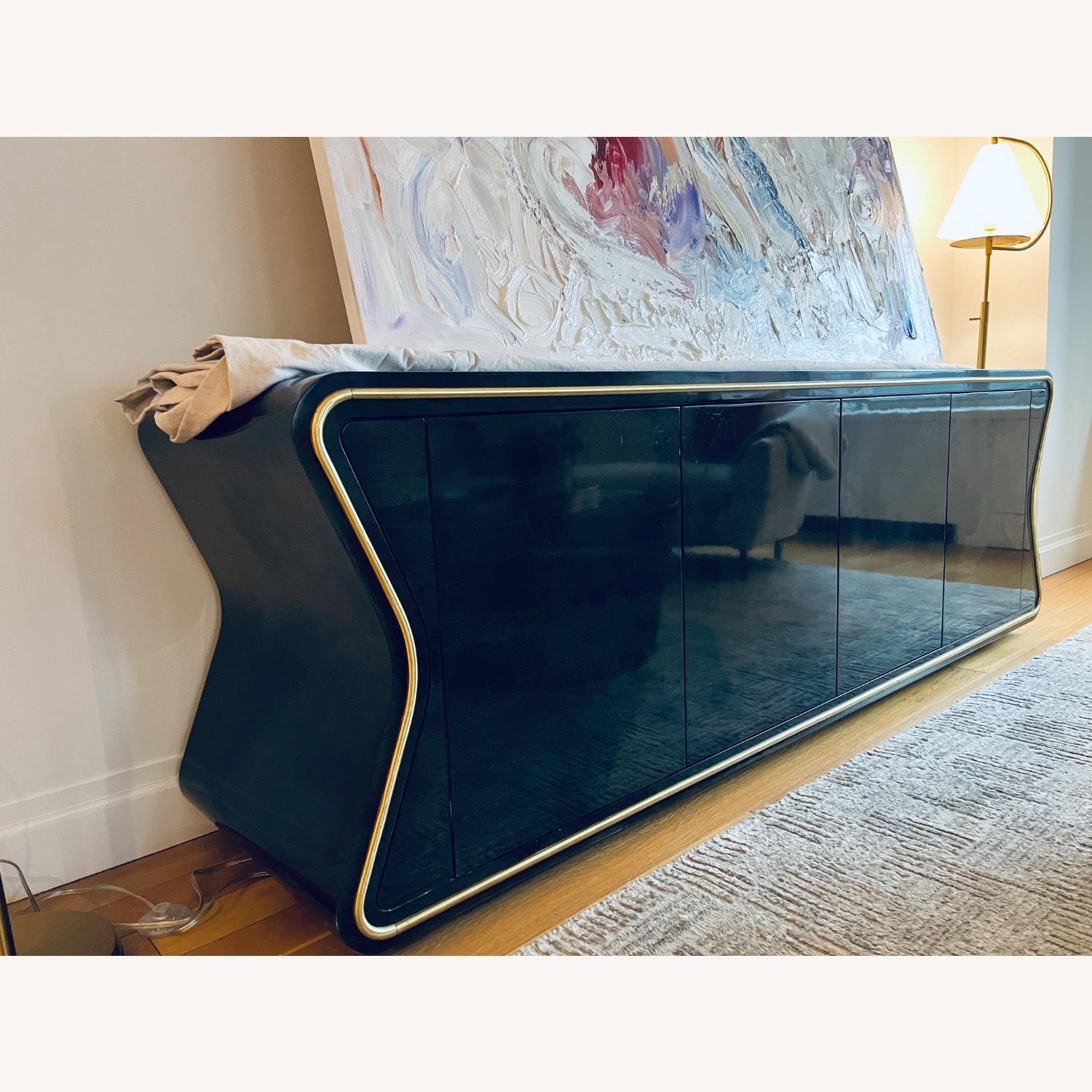 Julian Chichester Deneuve Credenza - Black Velum - image-3