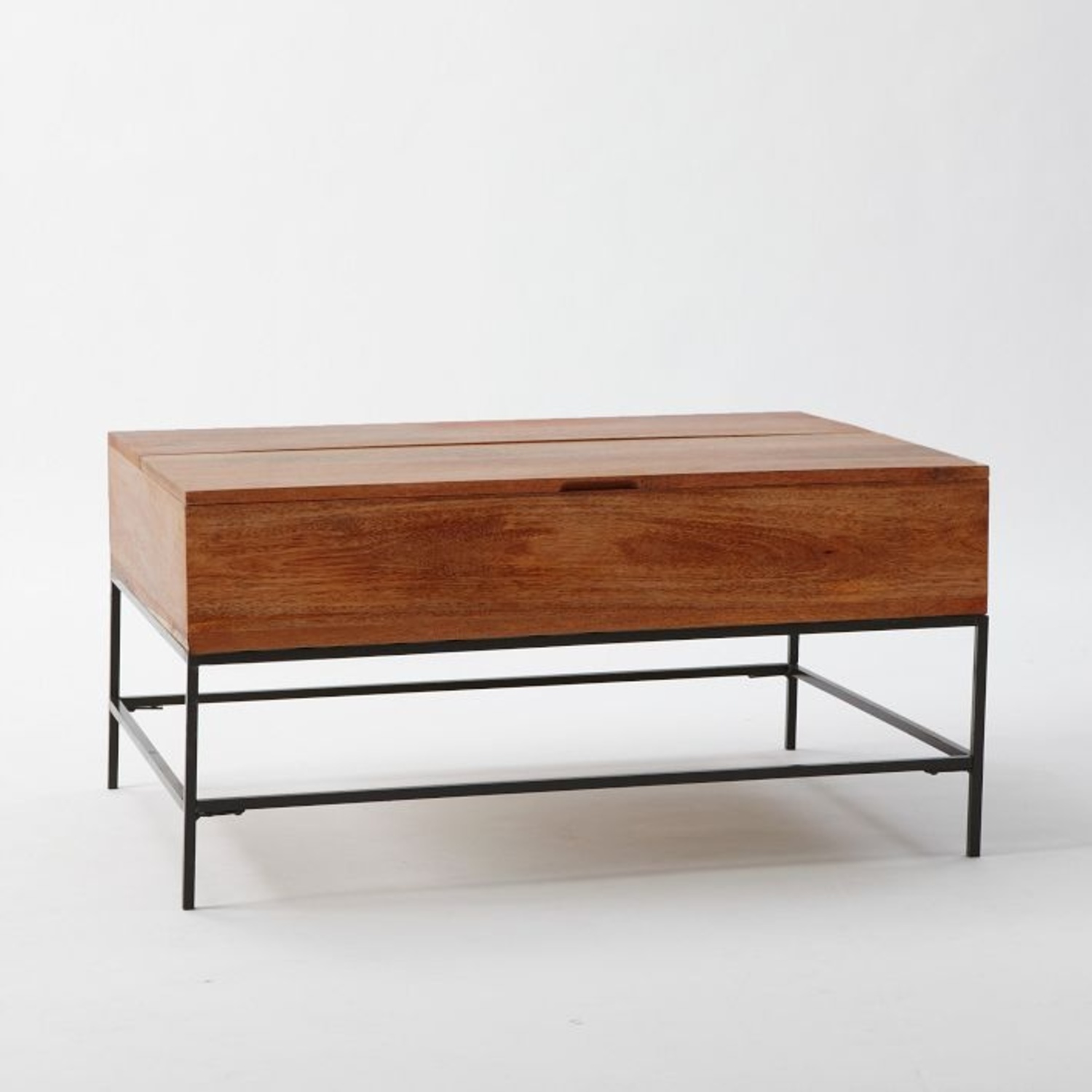 Industrial Storage Pop-Up Coffee Table 50"x26" - image-4