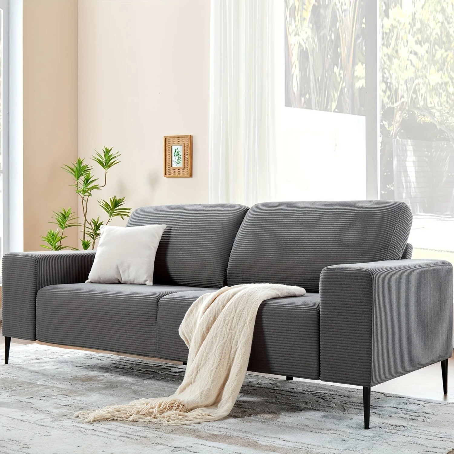 Modern 2-Seater Sofa - image-2