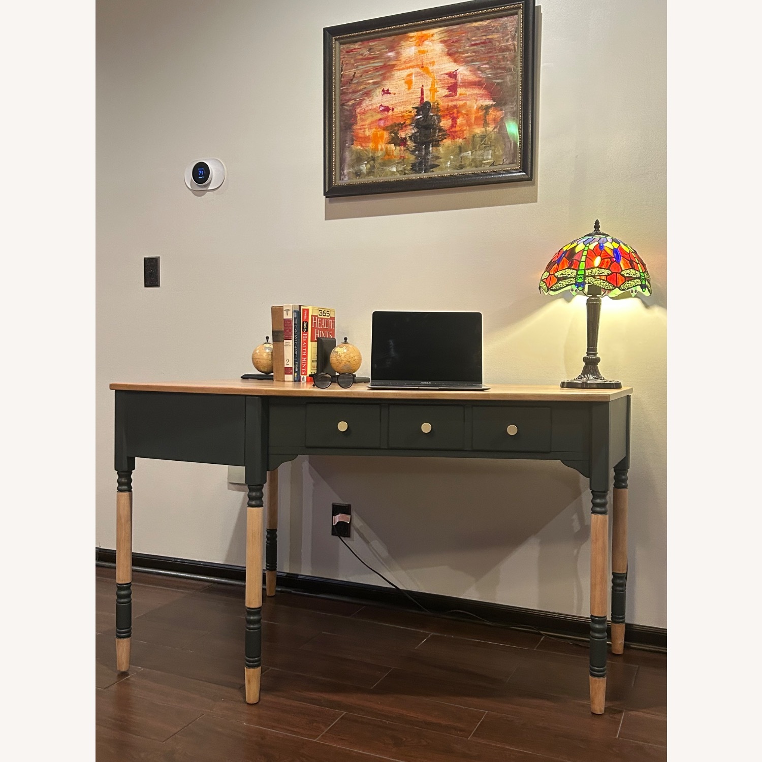 Ethan Allen Refinished Corner Desk - image-10